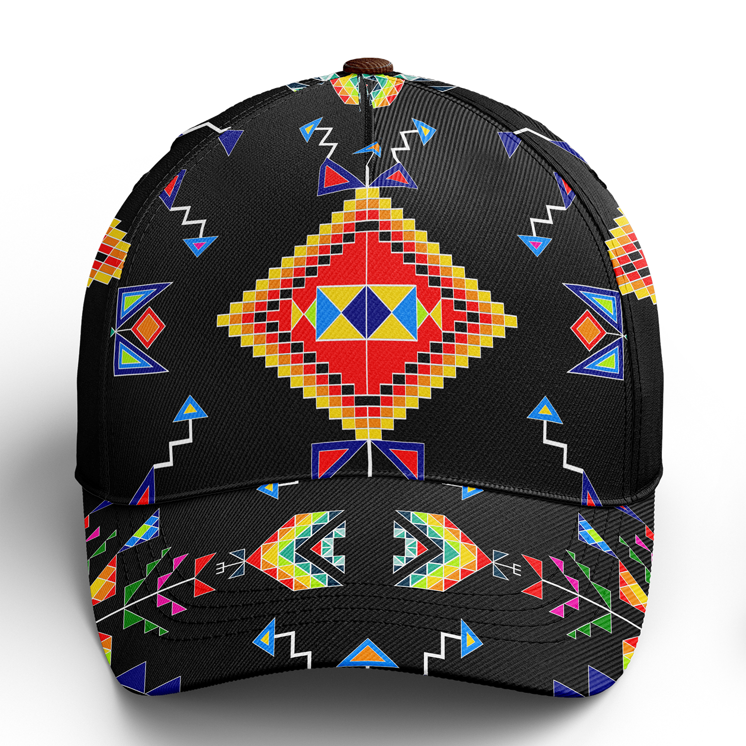 Buffalo Jump Black Snapback Hat