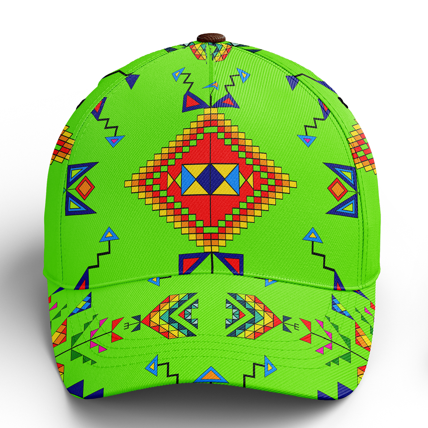 Buffalo Jump Neon Green Snapback Hat