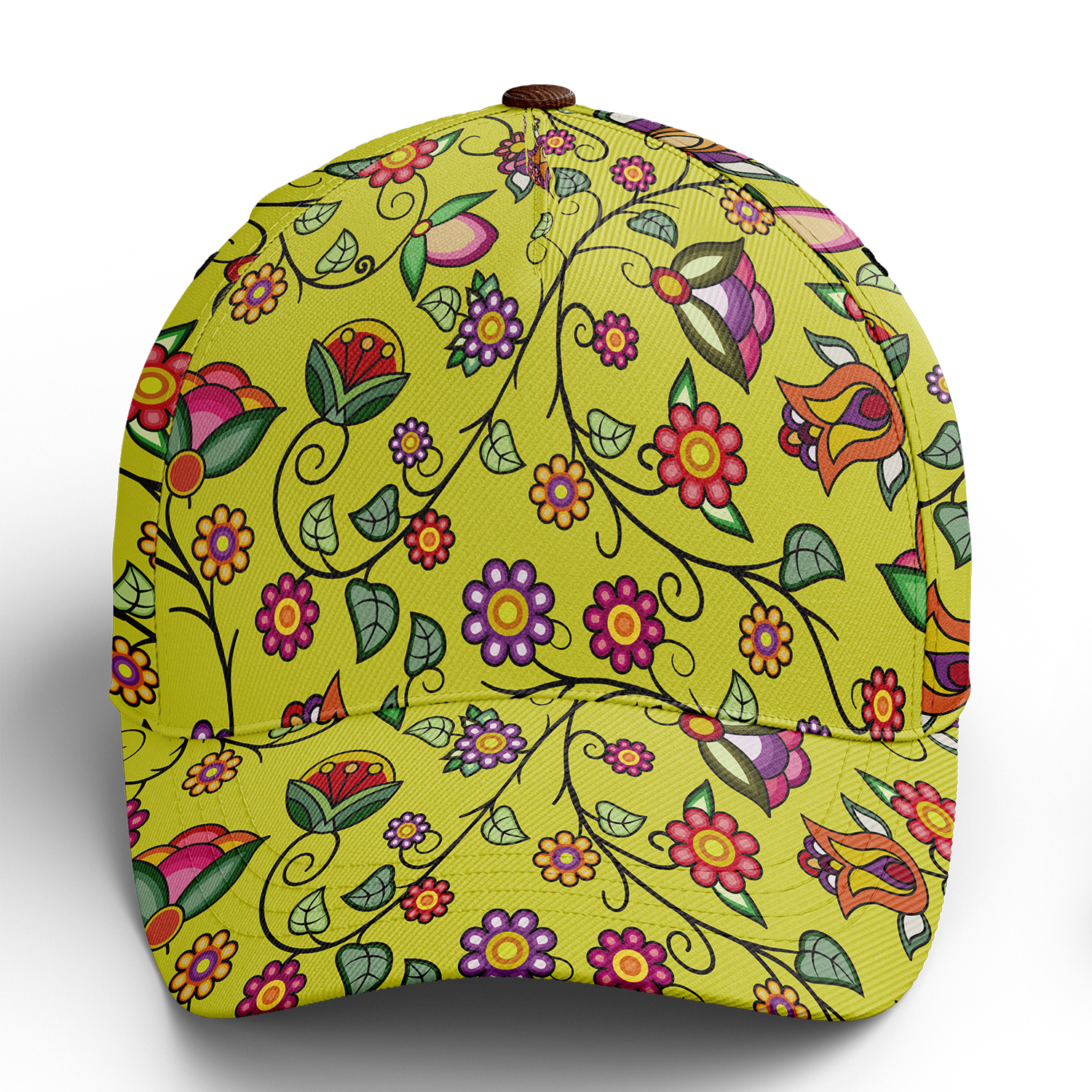 Heartbeat Petals Yellow Snapback Hat