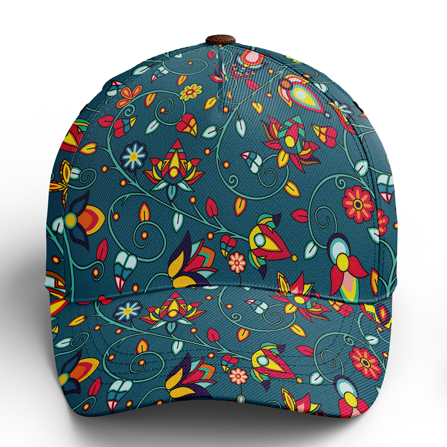 Thorny Path Teal Snapback Hat