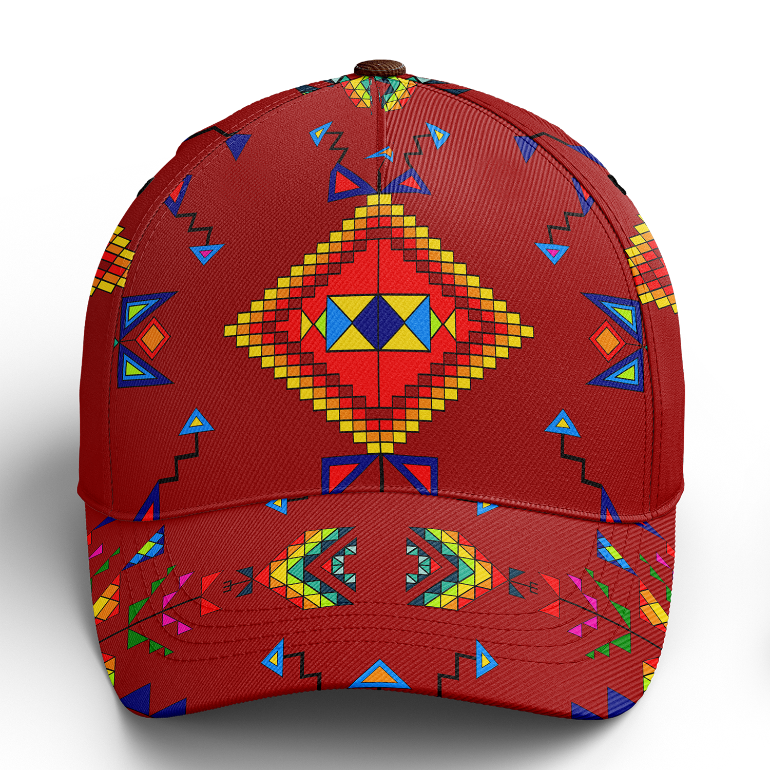 Buffalo Jump Red Snapback Hat