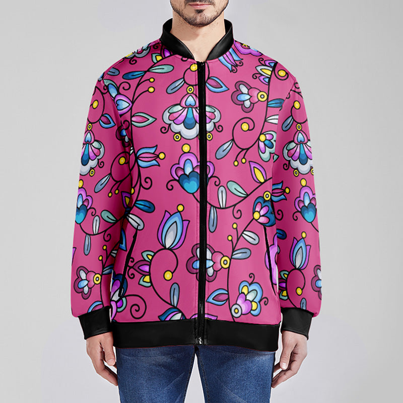 Autumn Bundle Blessing Pink Youth Zippered Collared Lightweight Jacket