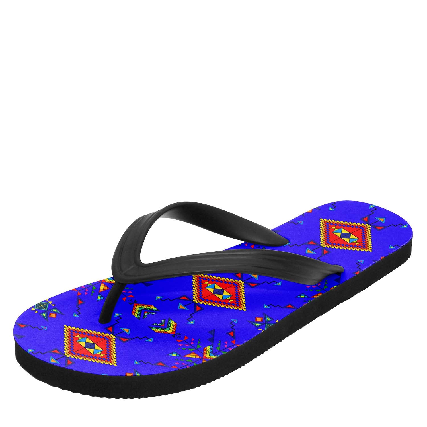 Buffalo Jump Blue Flip Flops