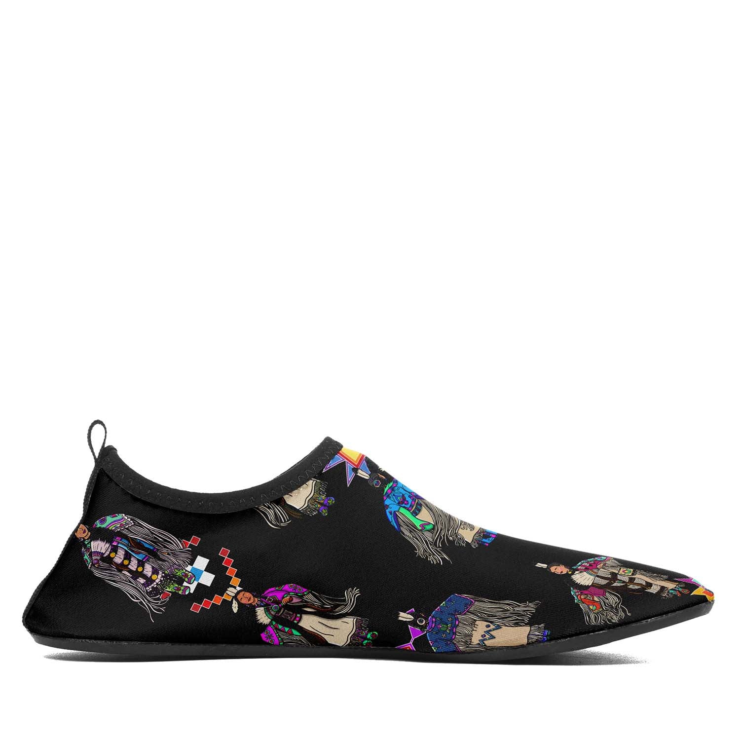 Women's Tradish Dancers Black Sockamoccs