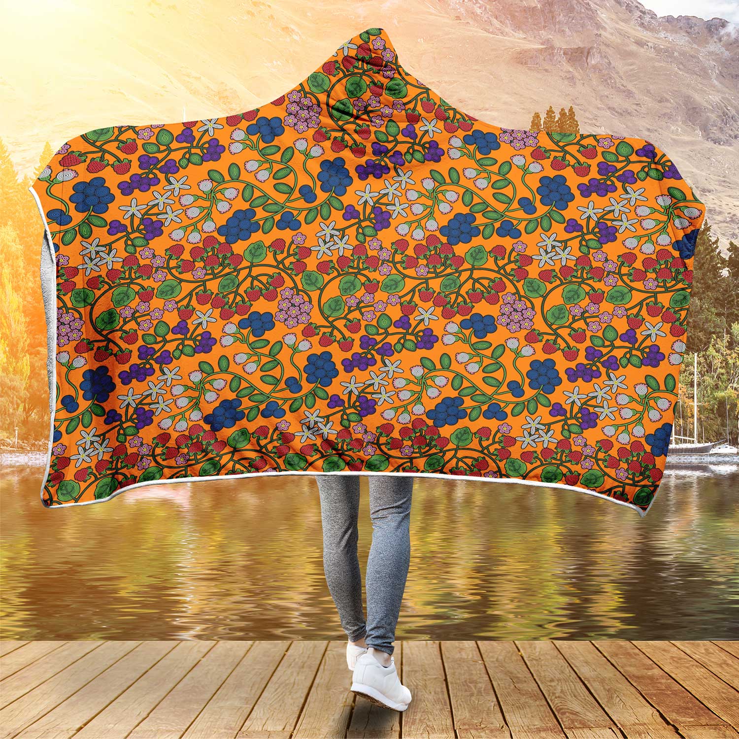 Takwakin Harvest Carrot Hooded Blanket