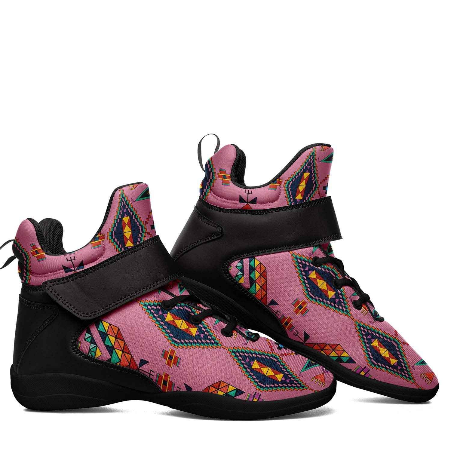 Travois Tipi Dusky Sunset Ipottaa Basketball / Sport High Top Shoes - Black Sole