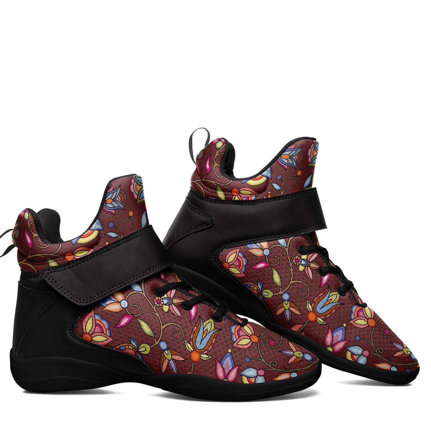 Buffalo Bloom Clay Ipottaa Basketball / Sport High Top Shoes - Black Sole
