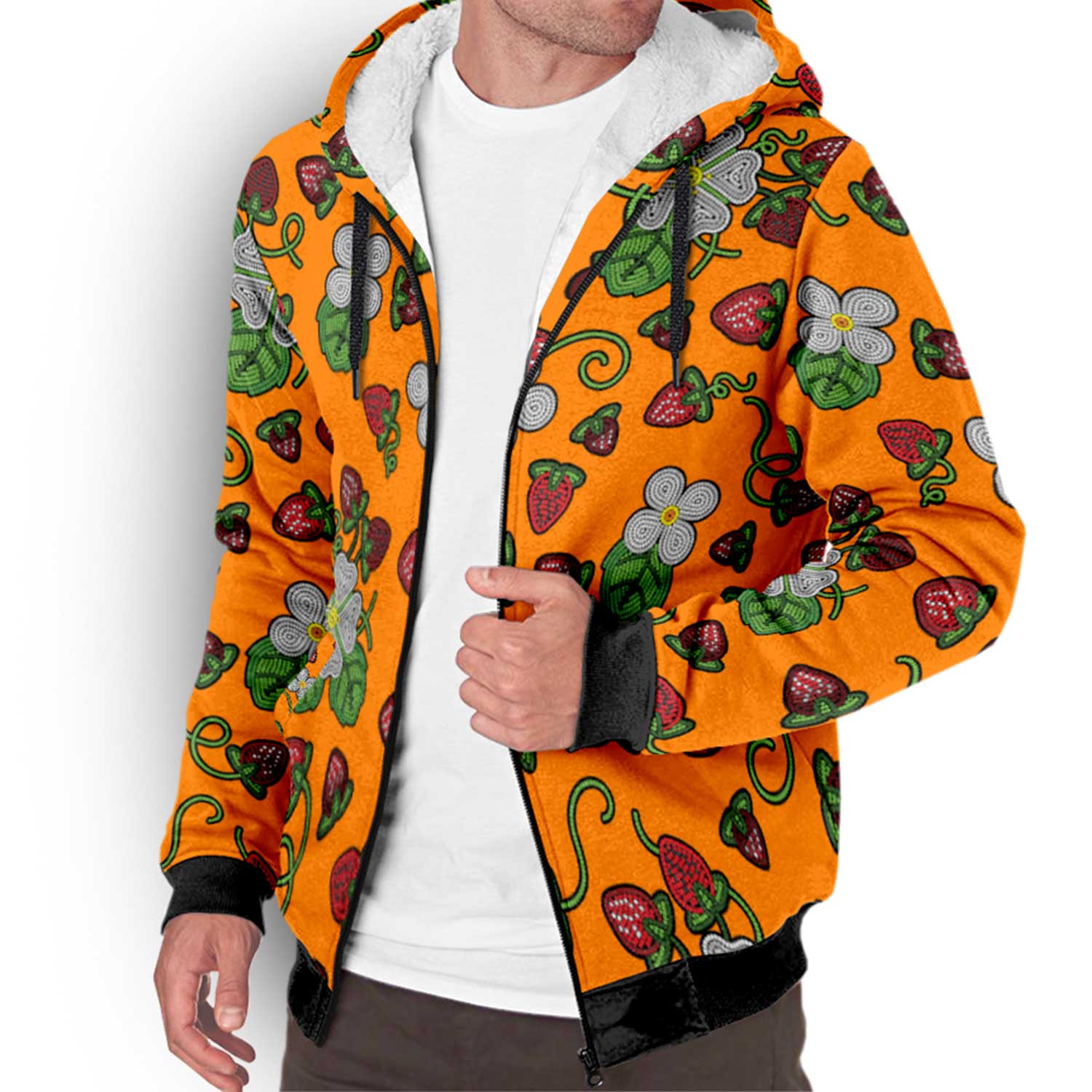 Strawberry Dreams Carrot Sherpa Hoodie