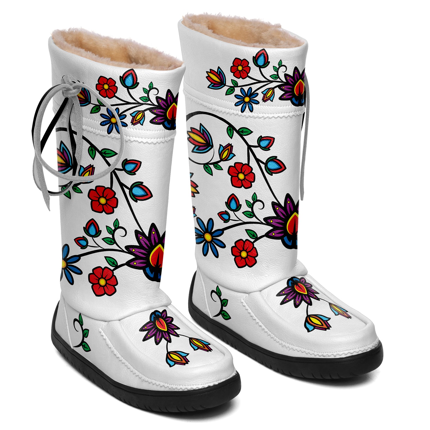 Northern Ember Leather MocLux Ankle with Fur
