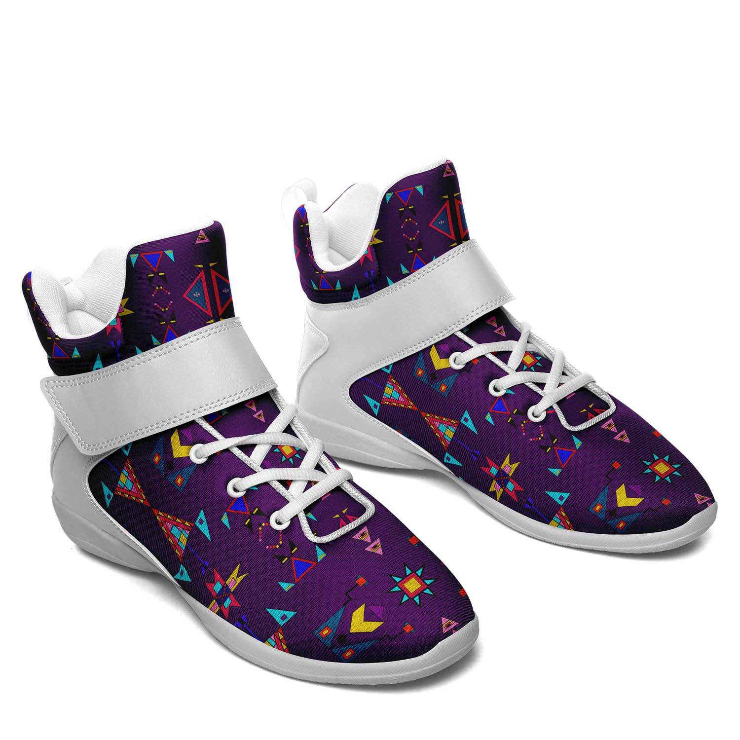Enemy Territory Berry Ipottaa Basketball / Sport High Top Shoes - White Sole