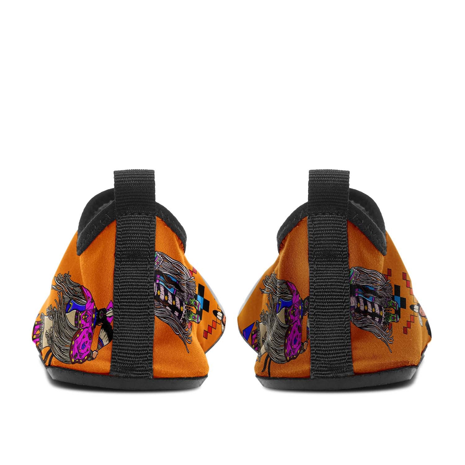 Women's Tradish Dancers Orange Sockamoccs