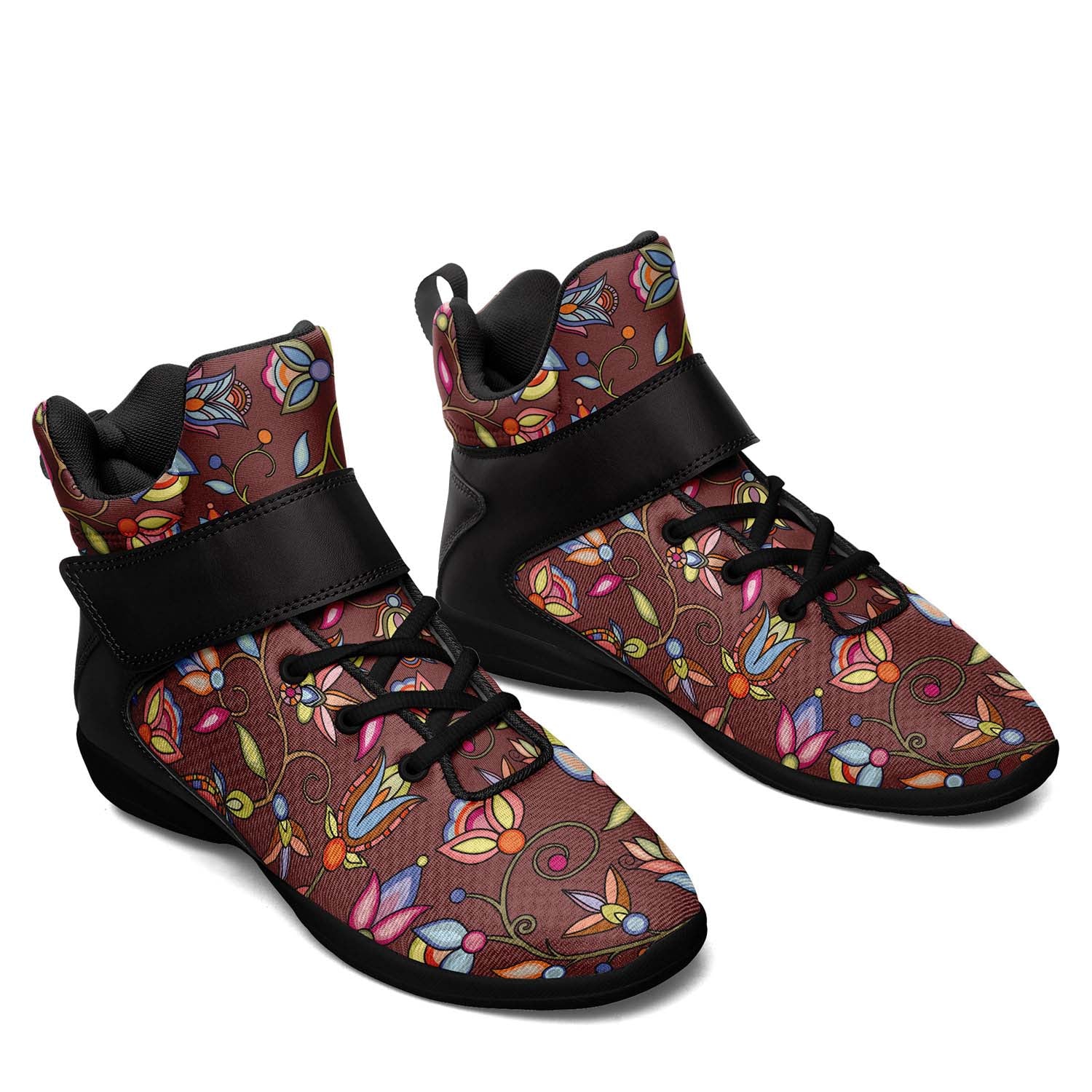 Buffalo Bloom Clay Ipottaa Basketball / Sport High Top Shoes - Black Sole