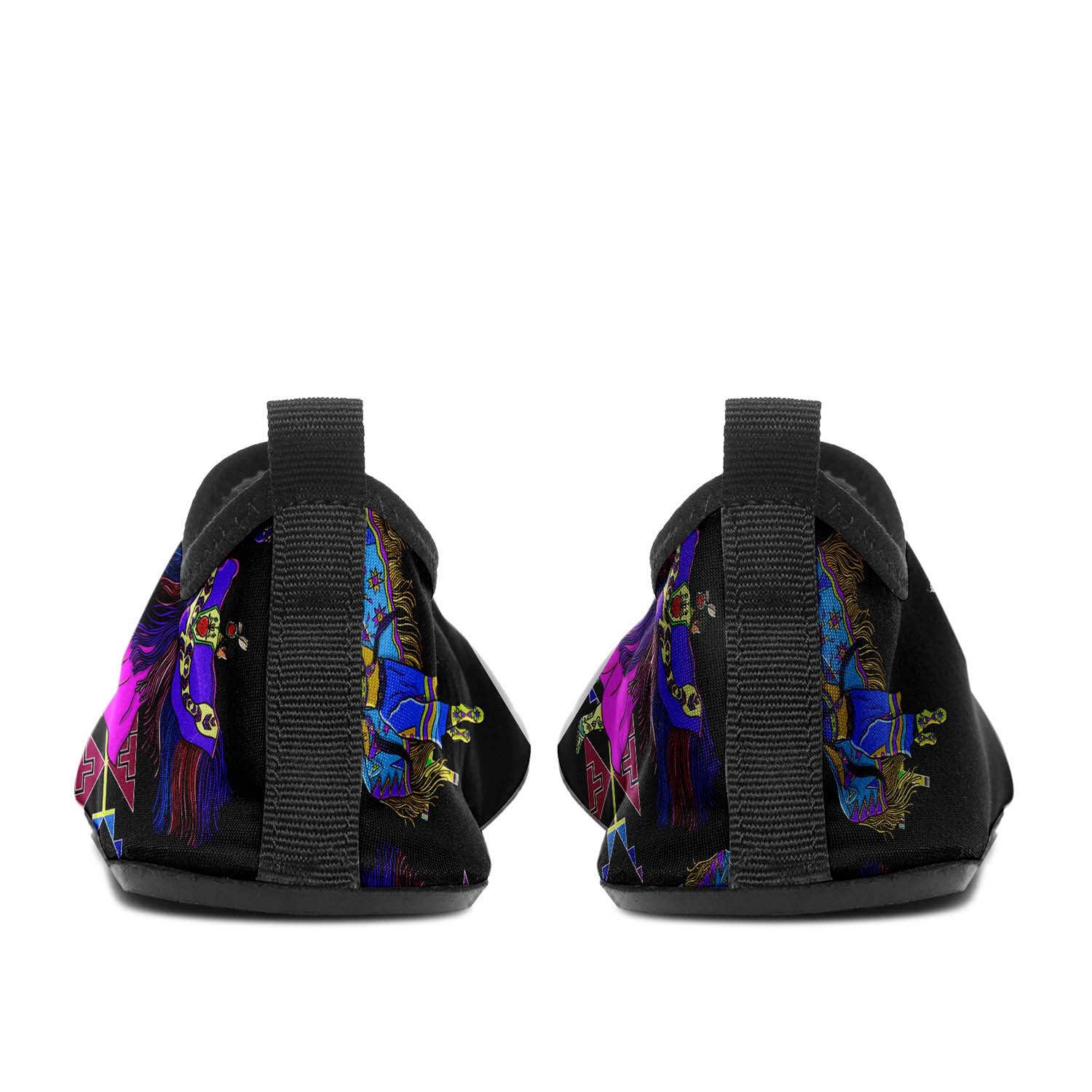 Women's Fancy Dancers Black Sockamoccs