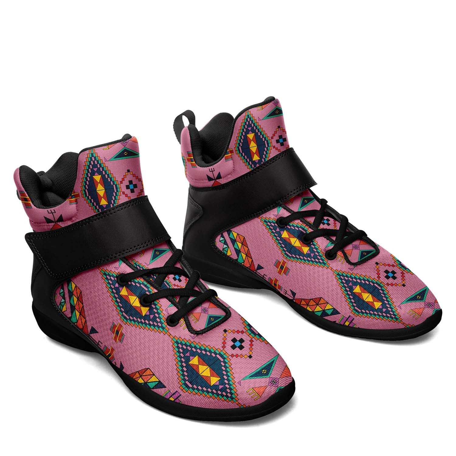Travois Tipi Dusky Sunset Ipottaa Basketball / Sport High Top Shoes - Black Sole