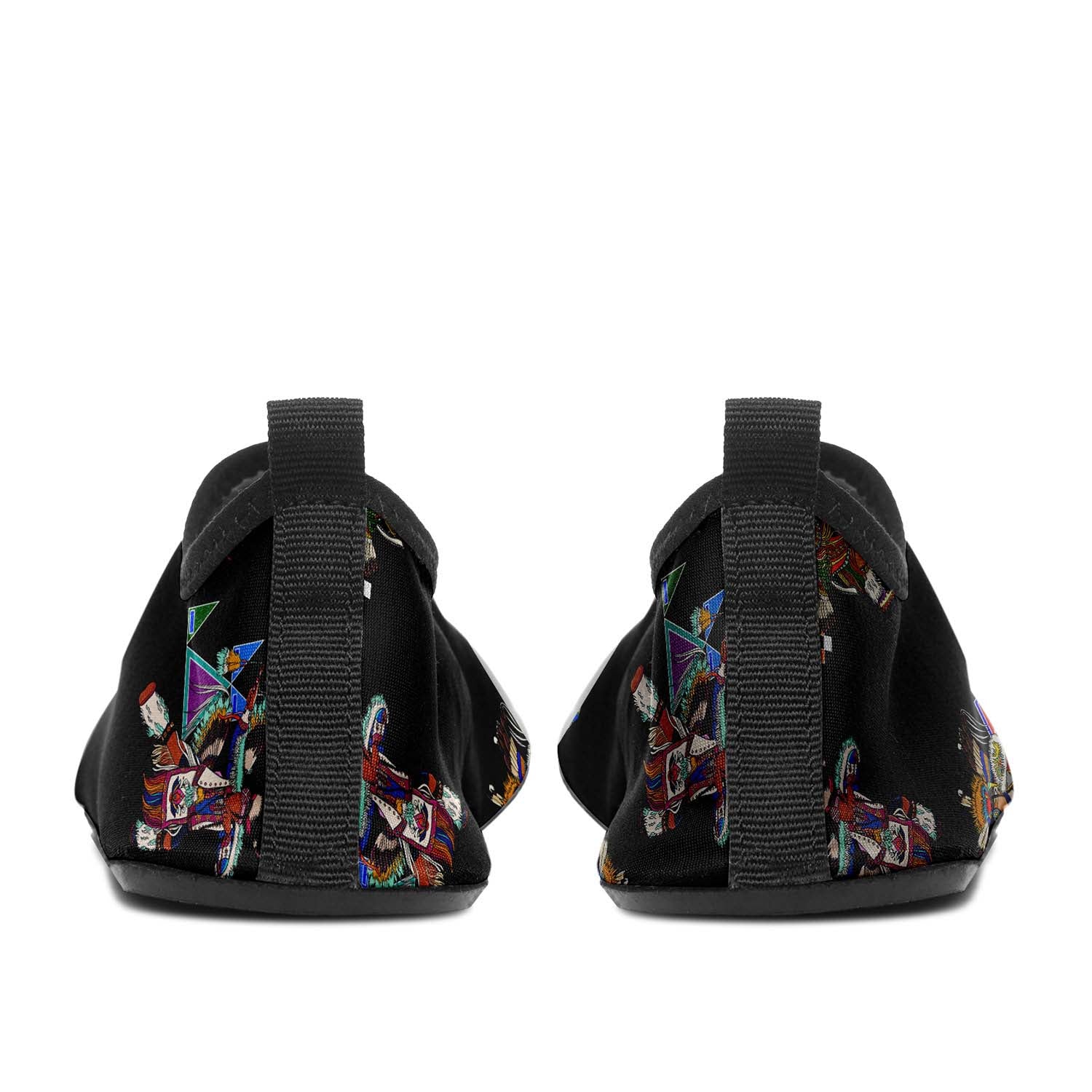 Men's Fancy Dancers Black Sockamoccs