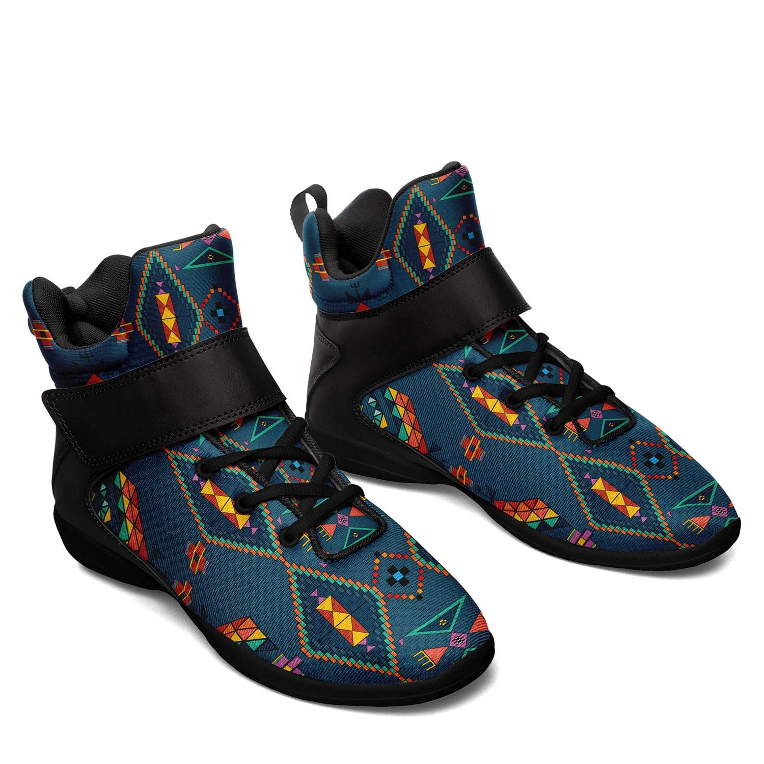 Travois Tipi Deep Lake Ipottaa Basketball / Sport High Top Shoes - Black Sole