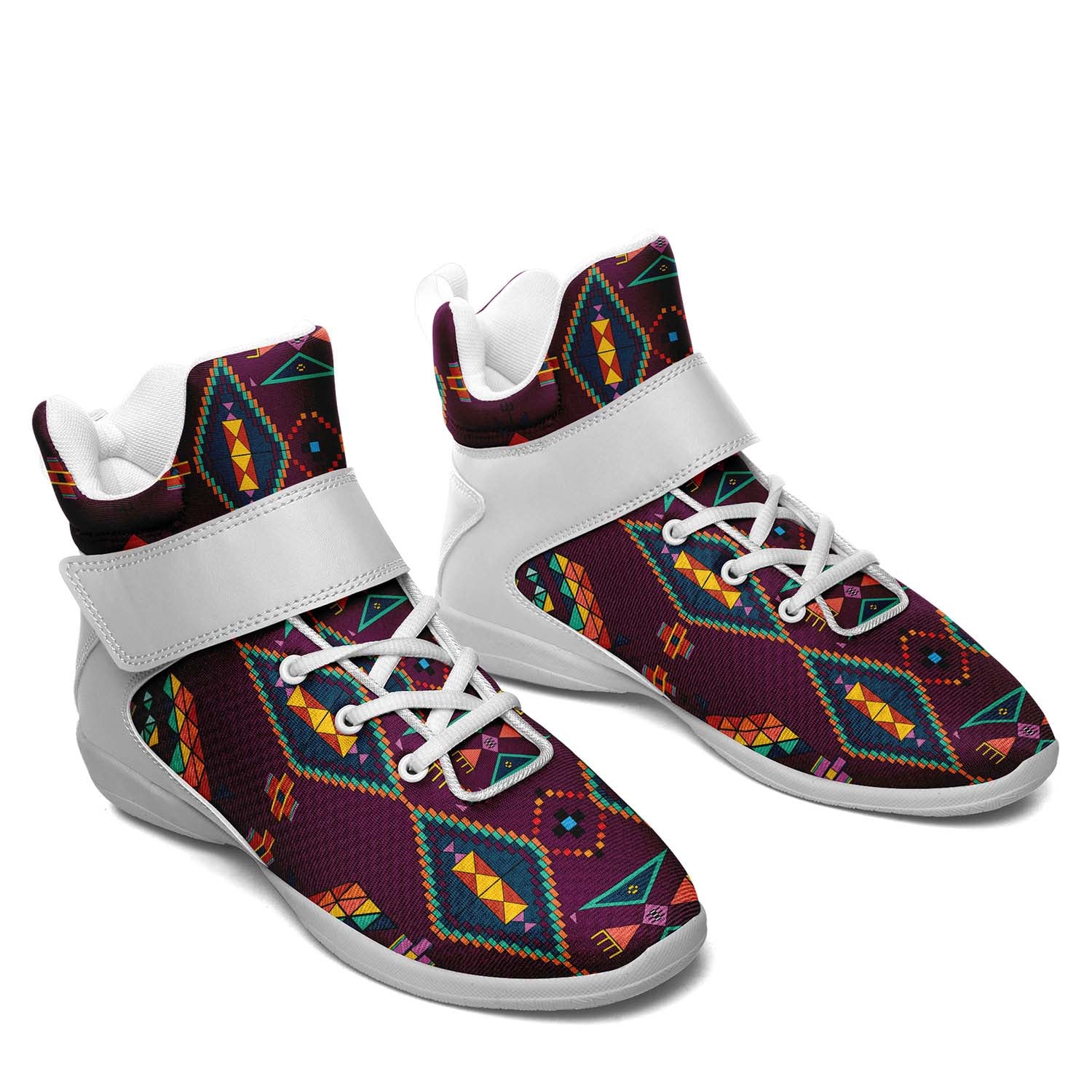 Travois Tipi Berry Ipottaa Basketball / Sport High Top Shoes - White Sole