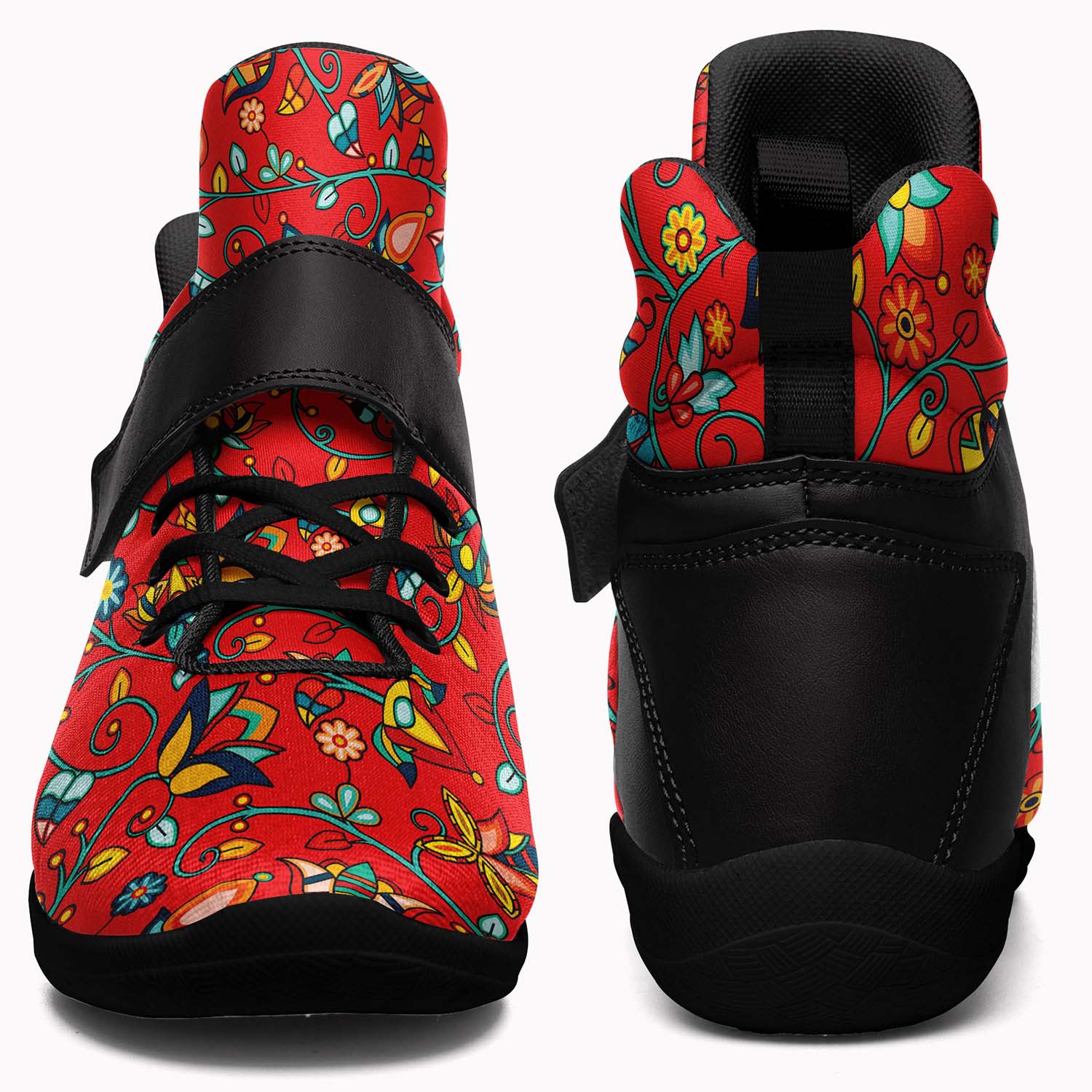 Thorny Path Red Ipottaa Basketball / Sport High Top Shoes - Black Sole