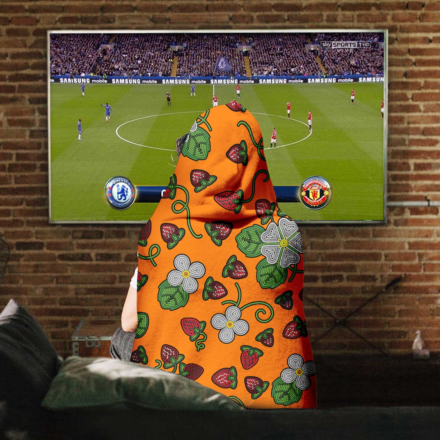 Strawberry Dreams Carrot Hooded Blanket