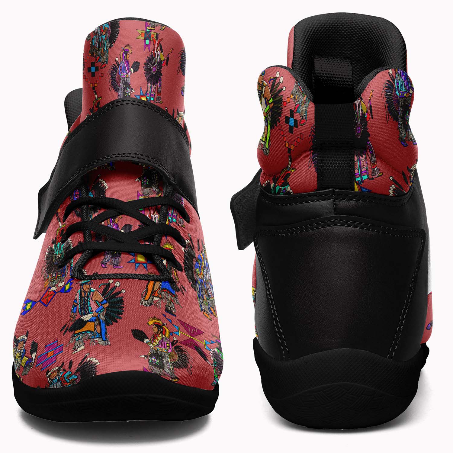 Men's Tradish Dancers Terra Cotta Ipottaa Basketball / Sport High Top Shoes - Black Sole