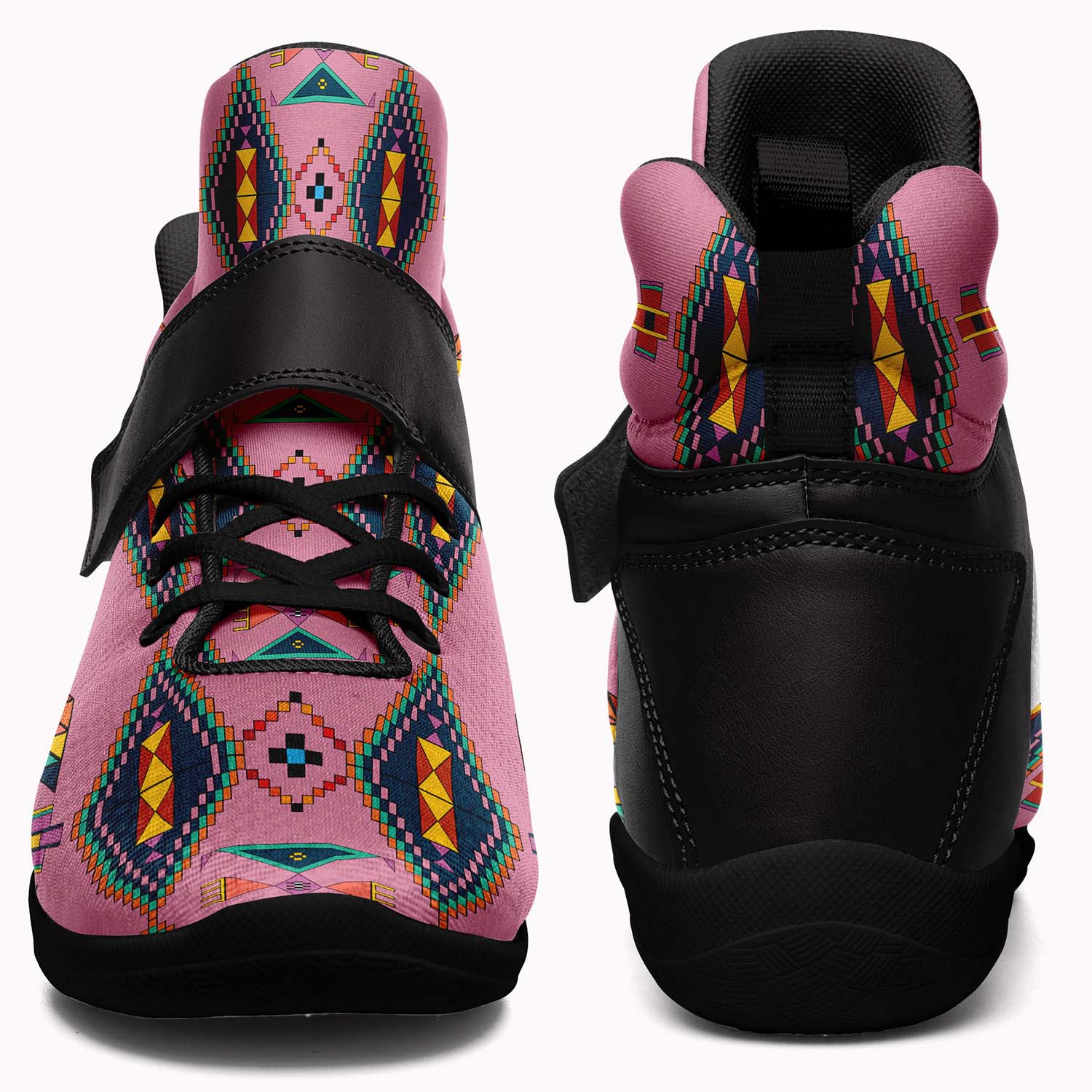 Travois Tipi Dusky Sunset Ipottaa Basketball / Sport High Top Shoes - Black Sole