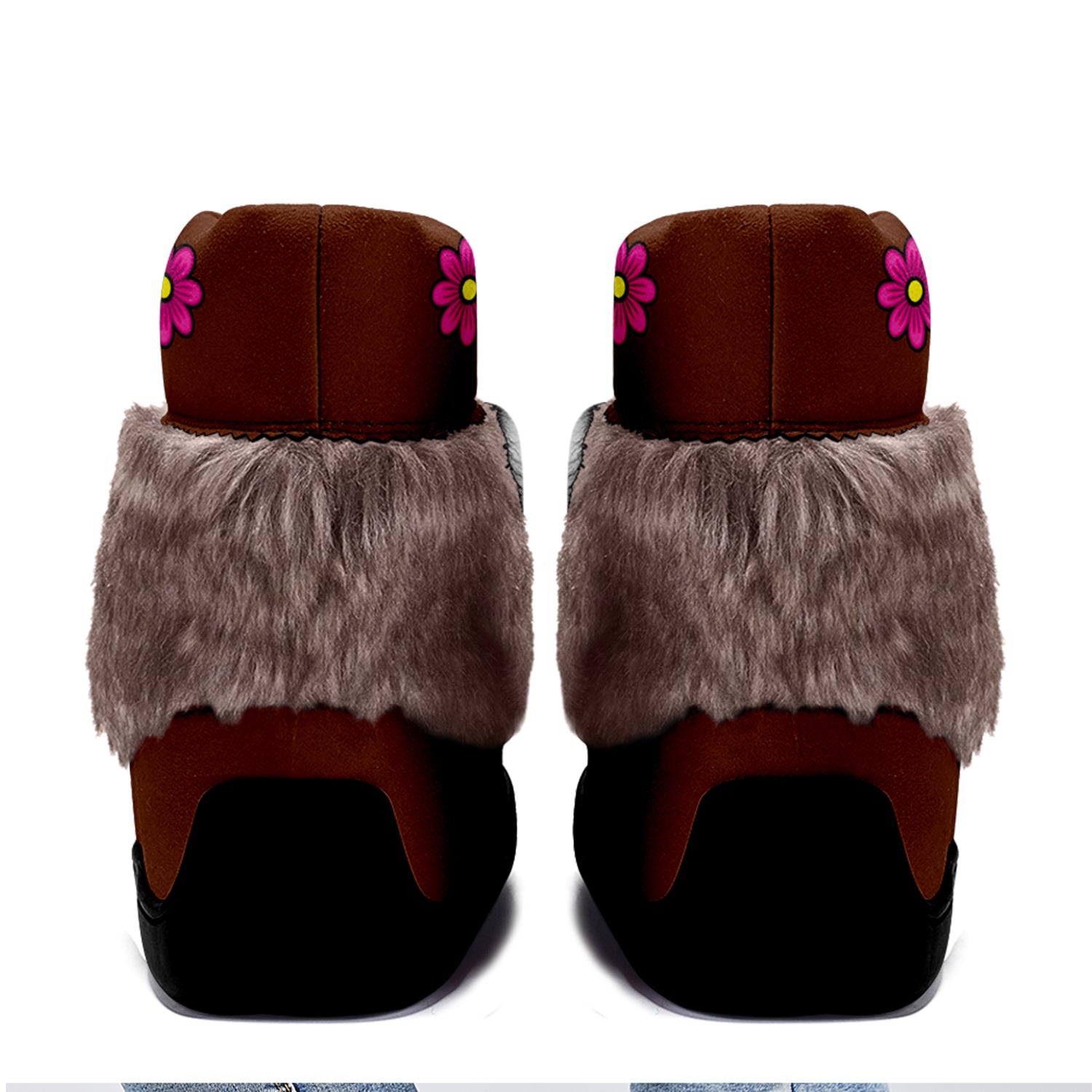 Harvest Bloom Leather MocLux Short Style with Fur
