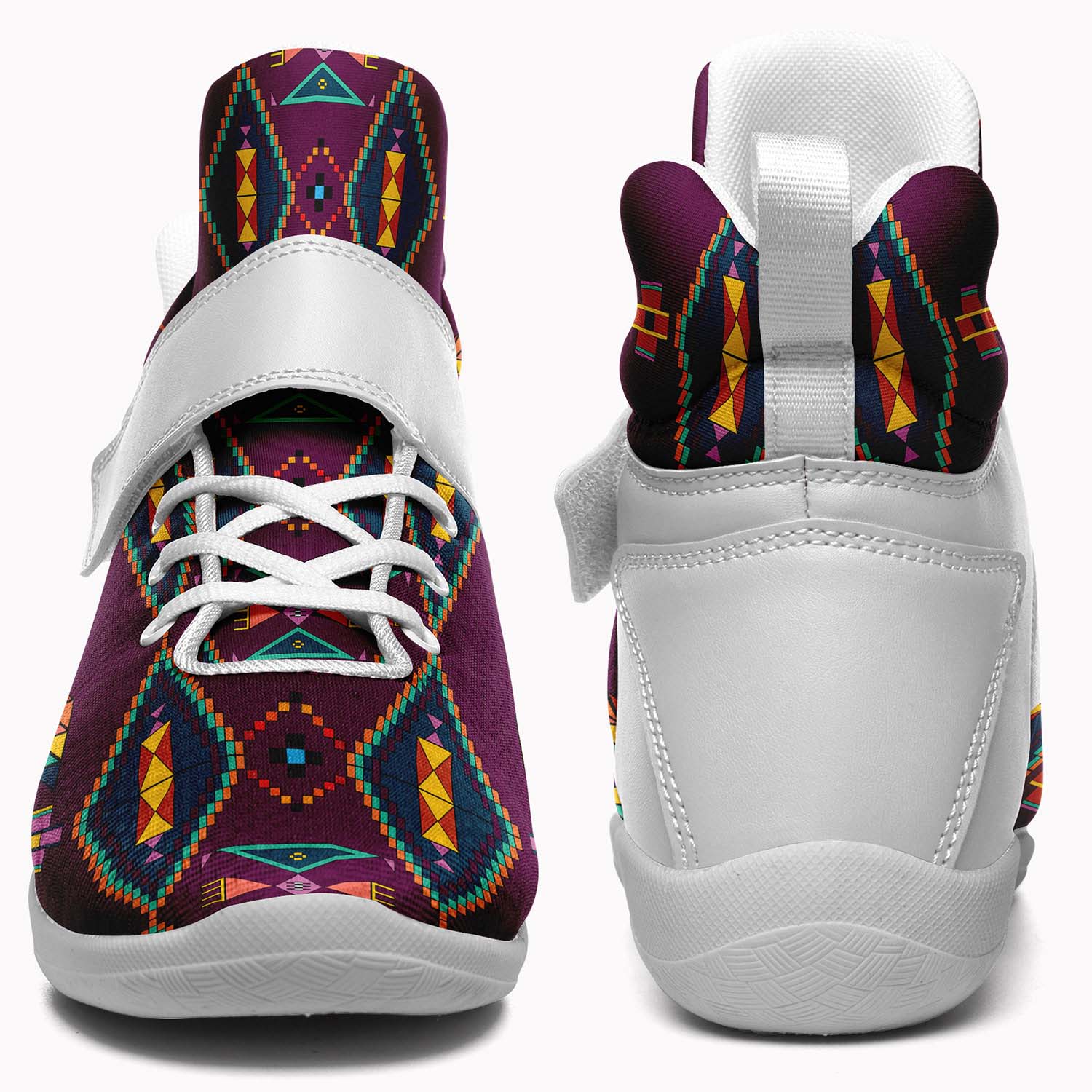 Travois Tipi Berry Ipottaa Basketball / Sport High Top Shoes - White Sole