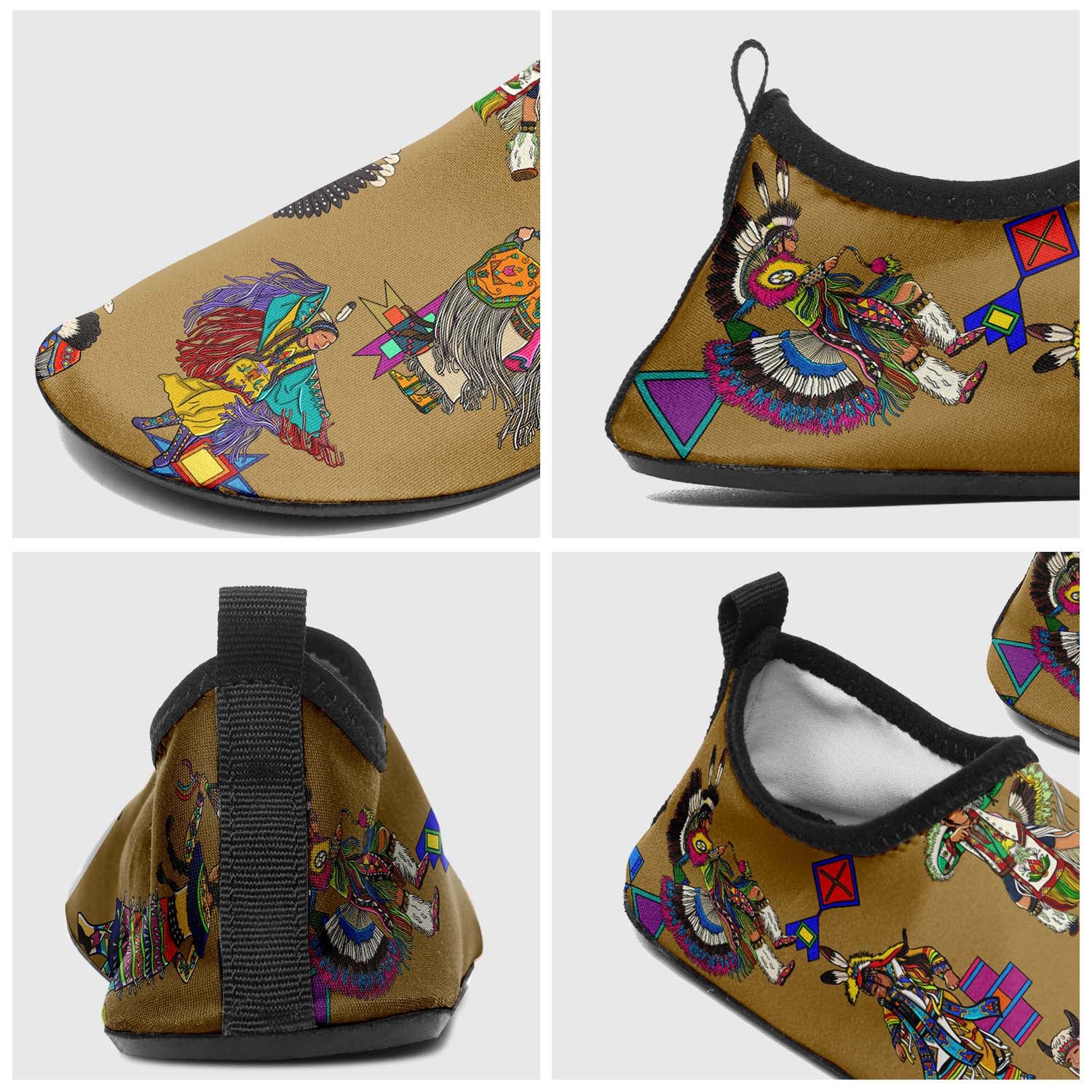 Grand Entry Dancers Earth Sockamoccs