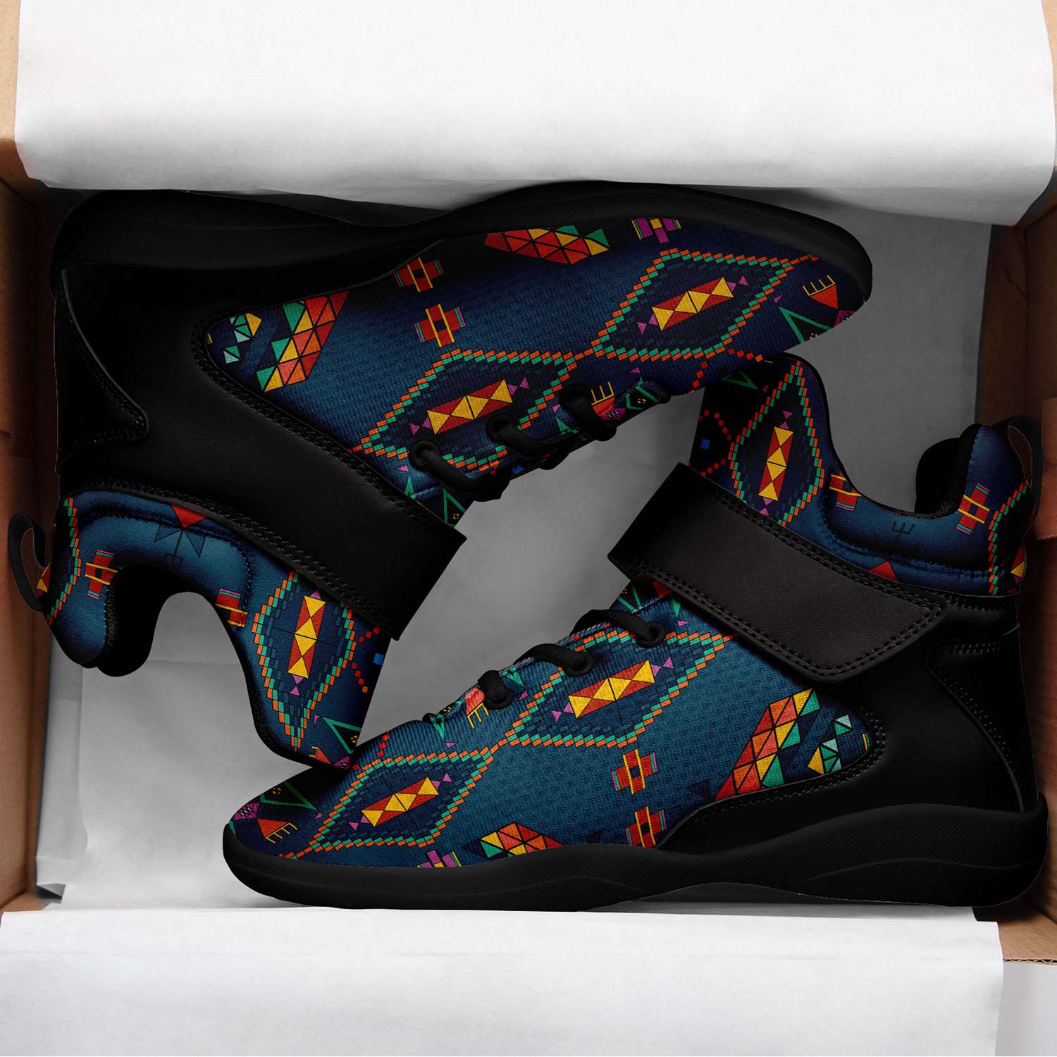 Travois Tipi Deep Lake Ipottaa Basketball / Sport High Top Shoes - Black Sole
