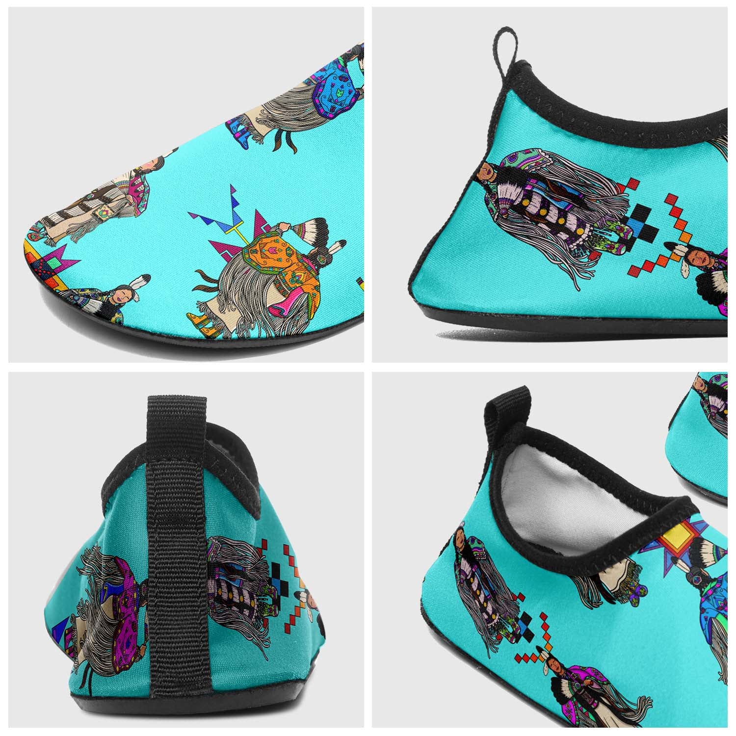 Women's Tradish Dancers Turquoise Sockamoccs