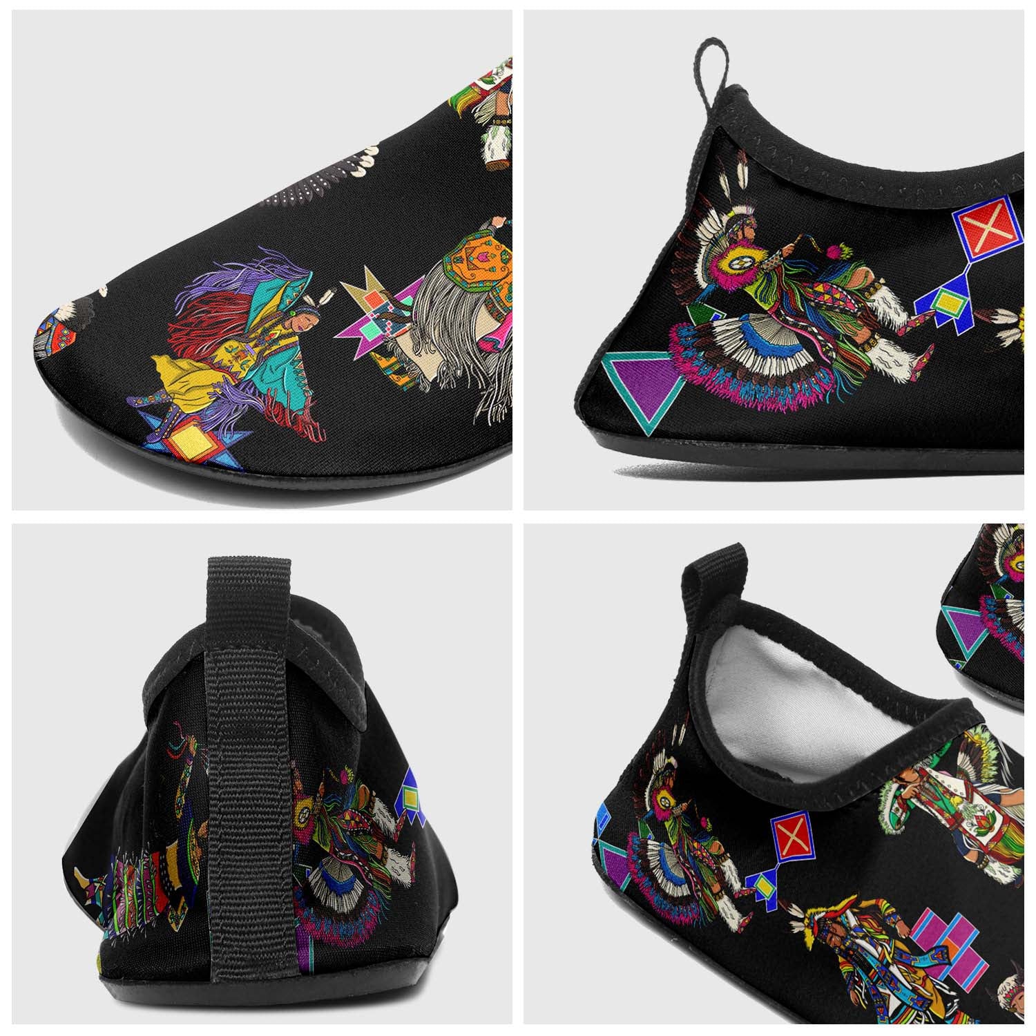 Grand Entry Dancers Black Sockamoccs