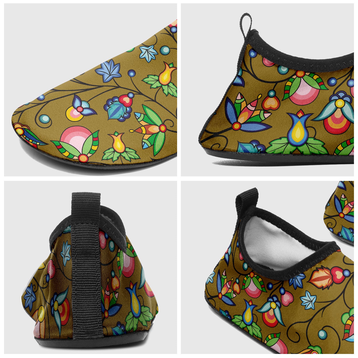 Prairie Plains Spirit Fall Leaves Kid's Sockamoccs Slip On Shoes