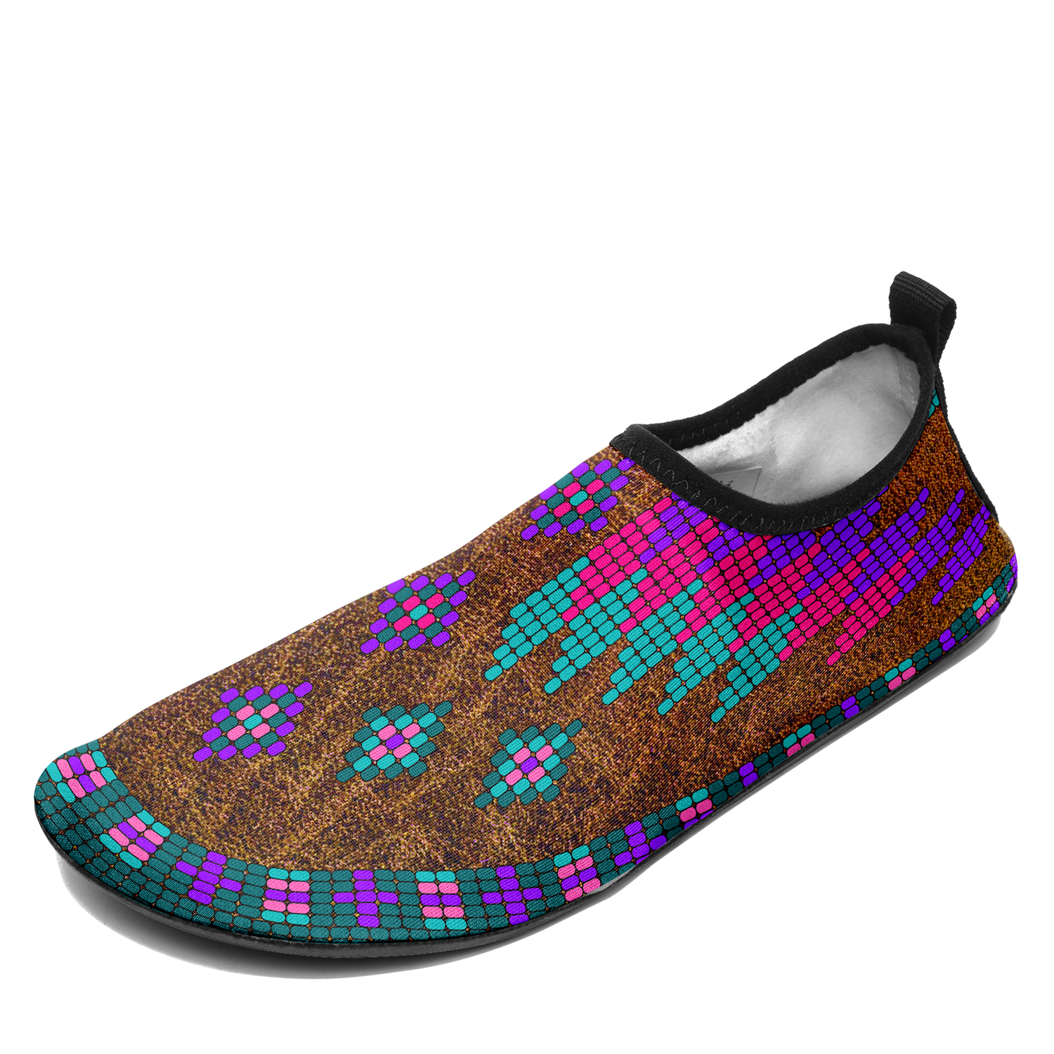 Traditional Powwow 23 Kid's Sockamoccs Slip On Shoes