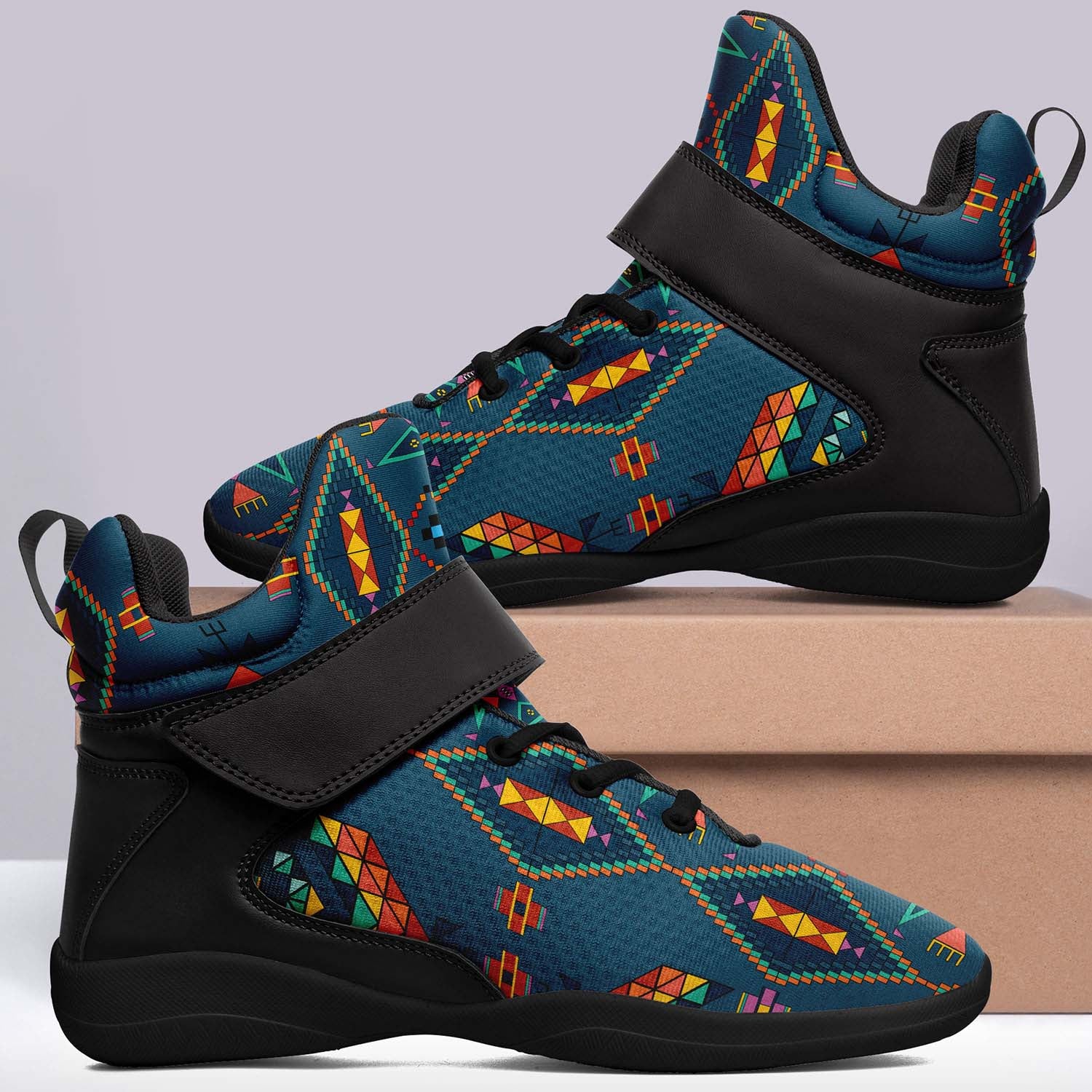 Travois Tipi Deep Lake Ipottaa Basketball / Sport High Top Shoes - Black Sole