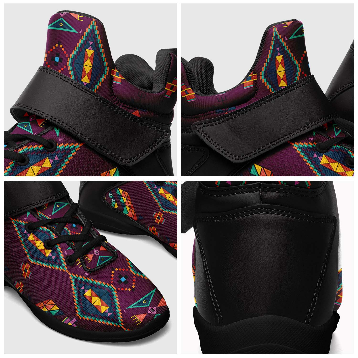 Travois Tipi Berry Ipottaa Basketball / Sport High Top Shoes - Black Sole