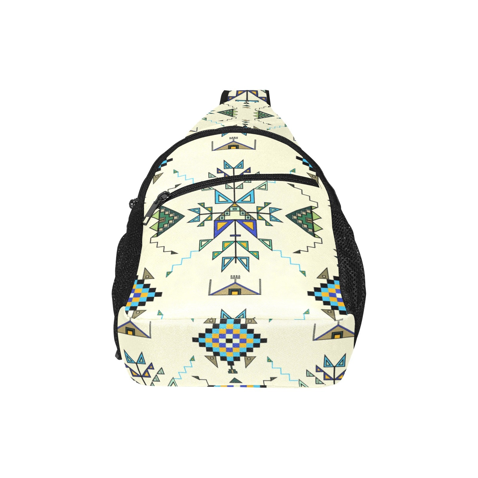 Bear Shield Cream Chest Bag