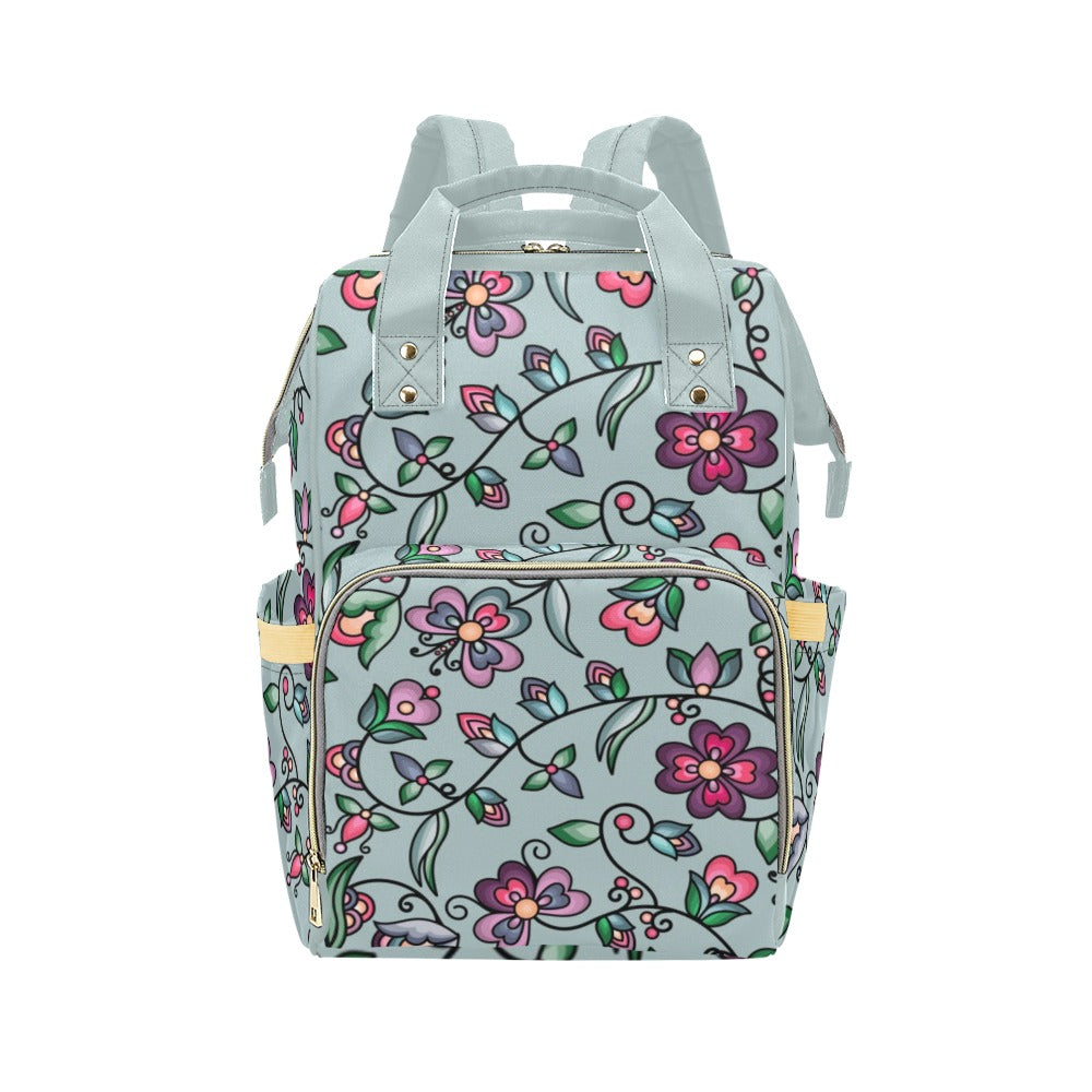 Amber Evening Garland Turquoise Multi-Function Diaper Backpack/Diaper Bag