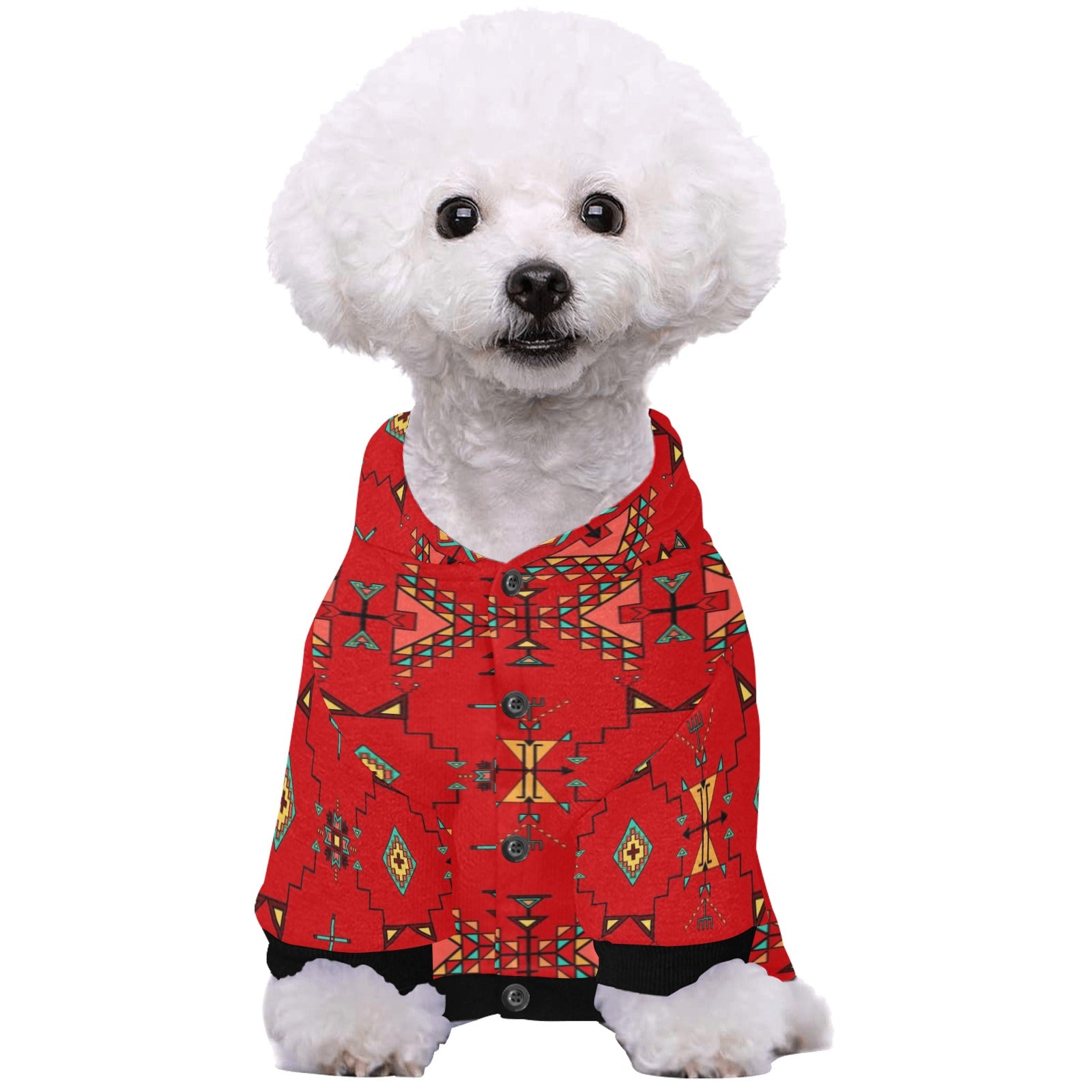 Thunder Flight Red Pet Dog Hoodie