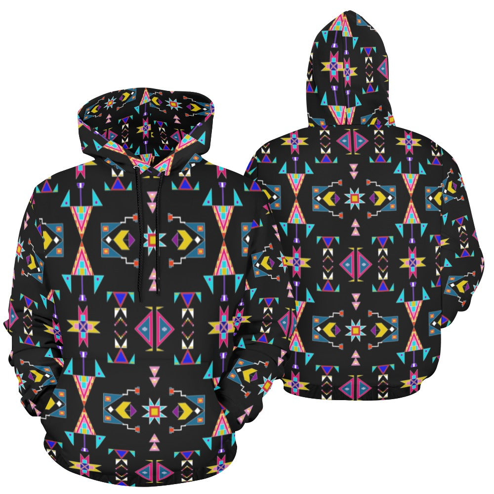 Enemy Territory Black Hoodie for Men (USA Size)