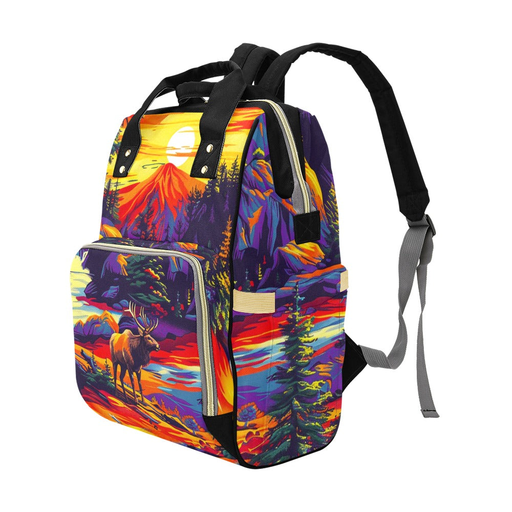 Roaming Elk Multi-Function Diaper Backpack/Diaper Bag
