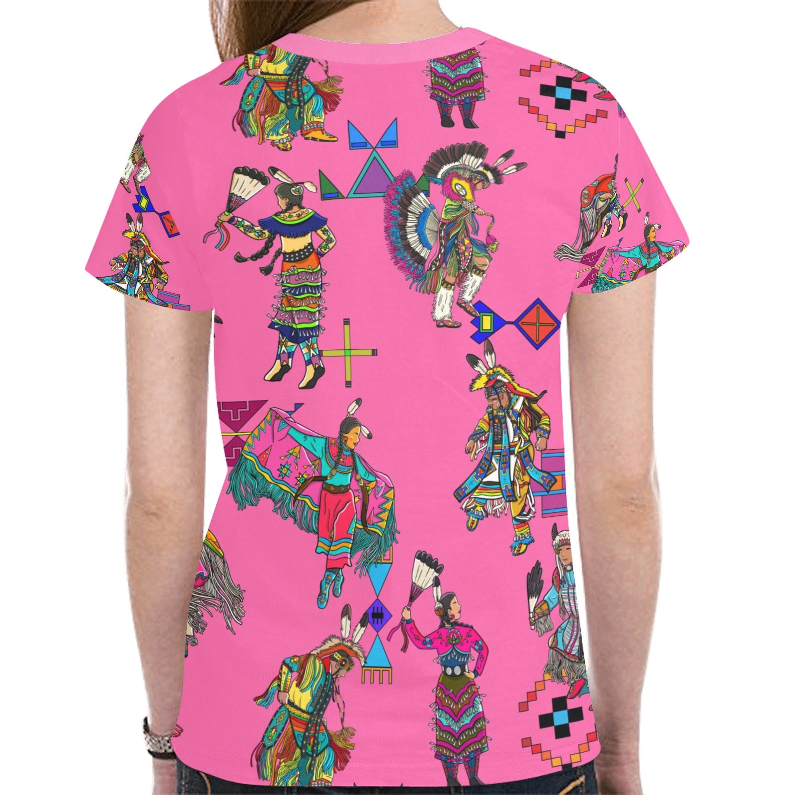 Grand Entry Dancer Pink T-shirt for Women