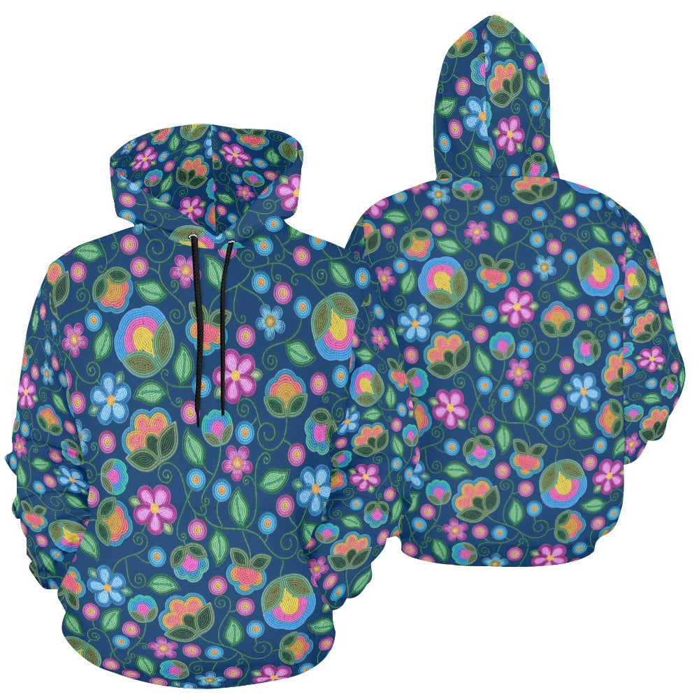 Turquoise Sunbeam Blue Hoodie for Men (USA Size)