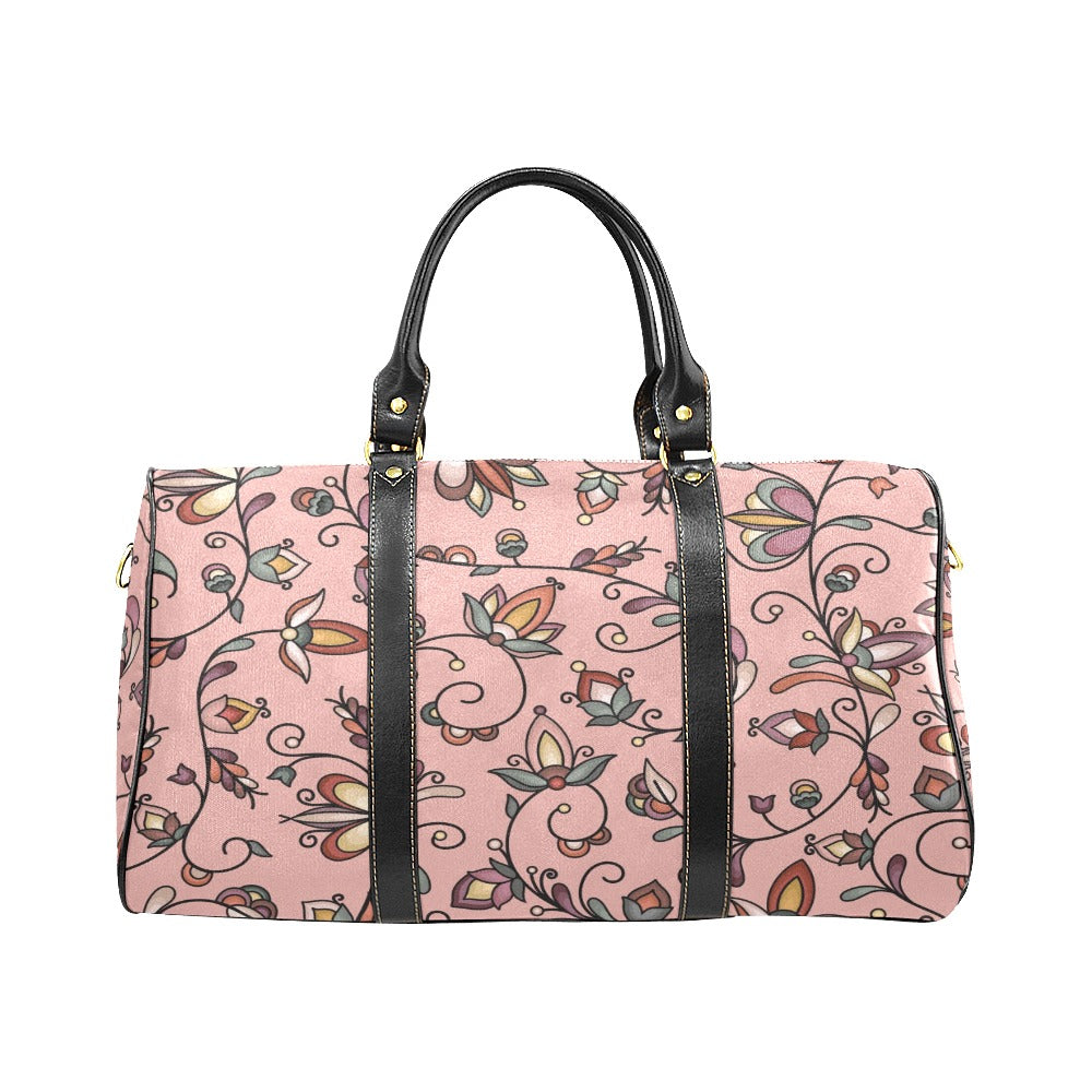 Burnt Sky Petals Peach Waterproof Travel Bag/Small