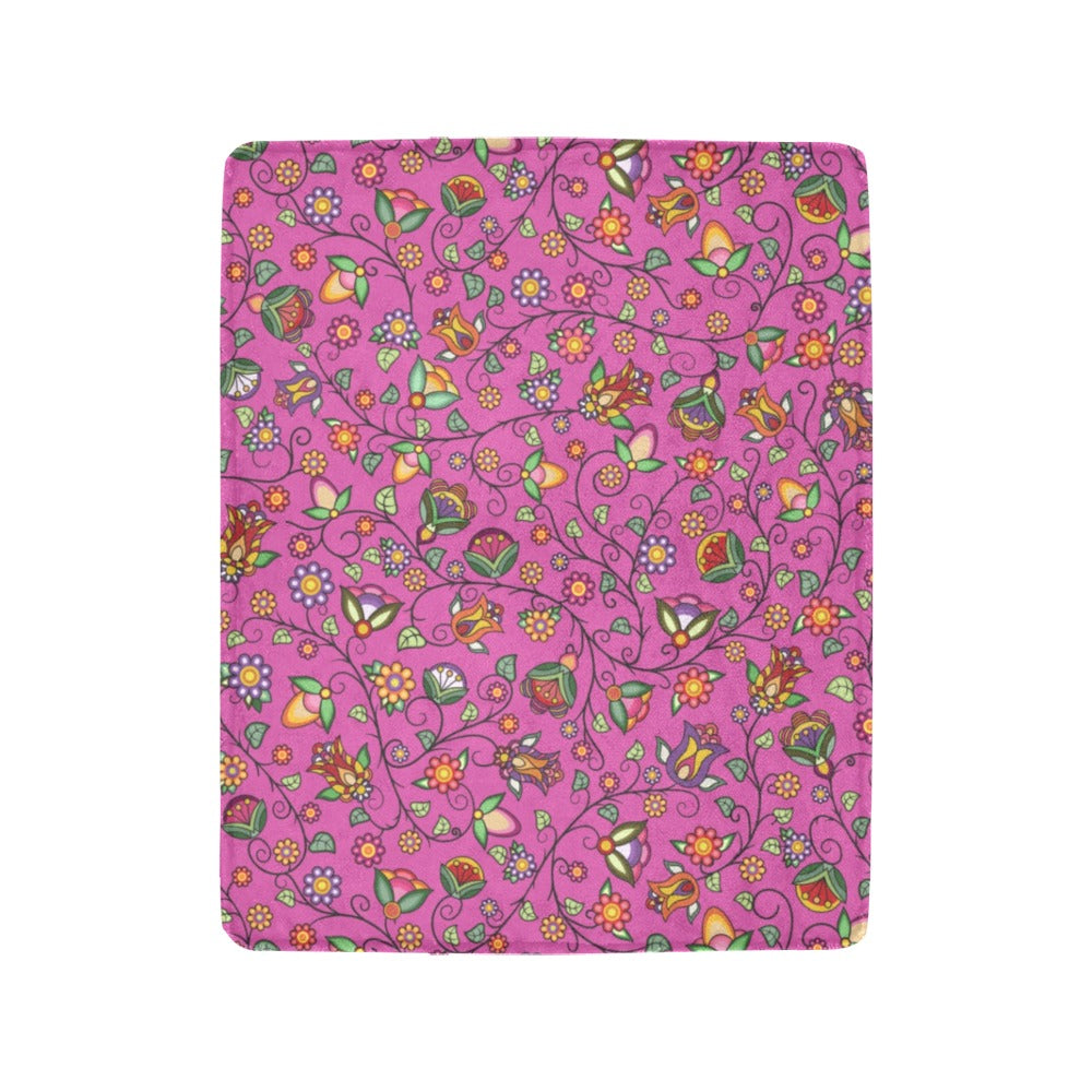 Heartbeat Petals Pink Ultra-Soft Micro Fleece Blanket 40"x50"