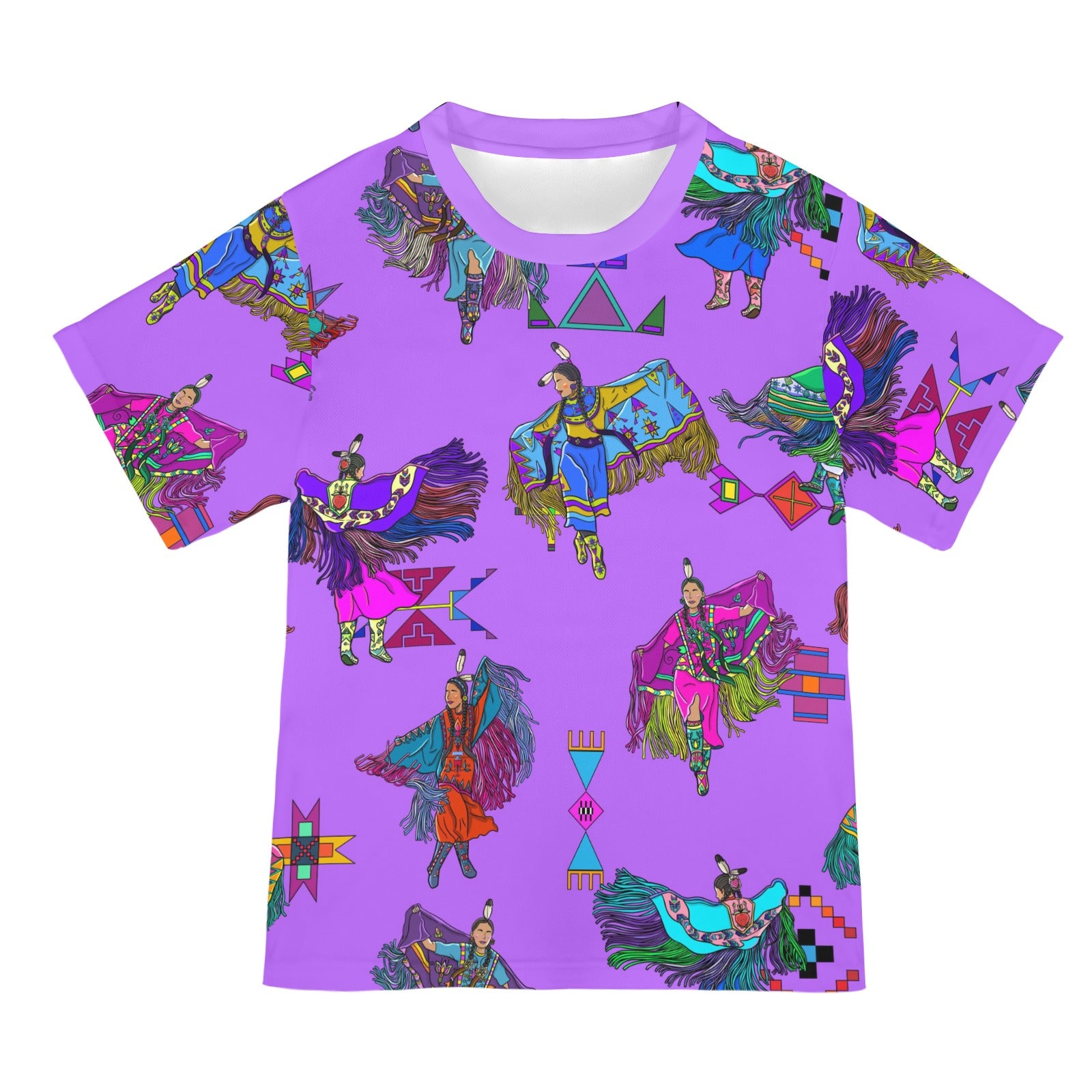 Women's Fancy Dancers Purple T-shirt for Women