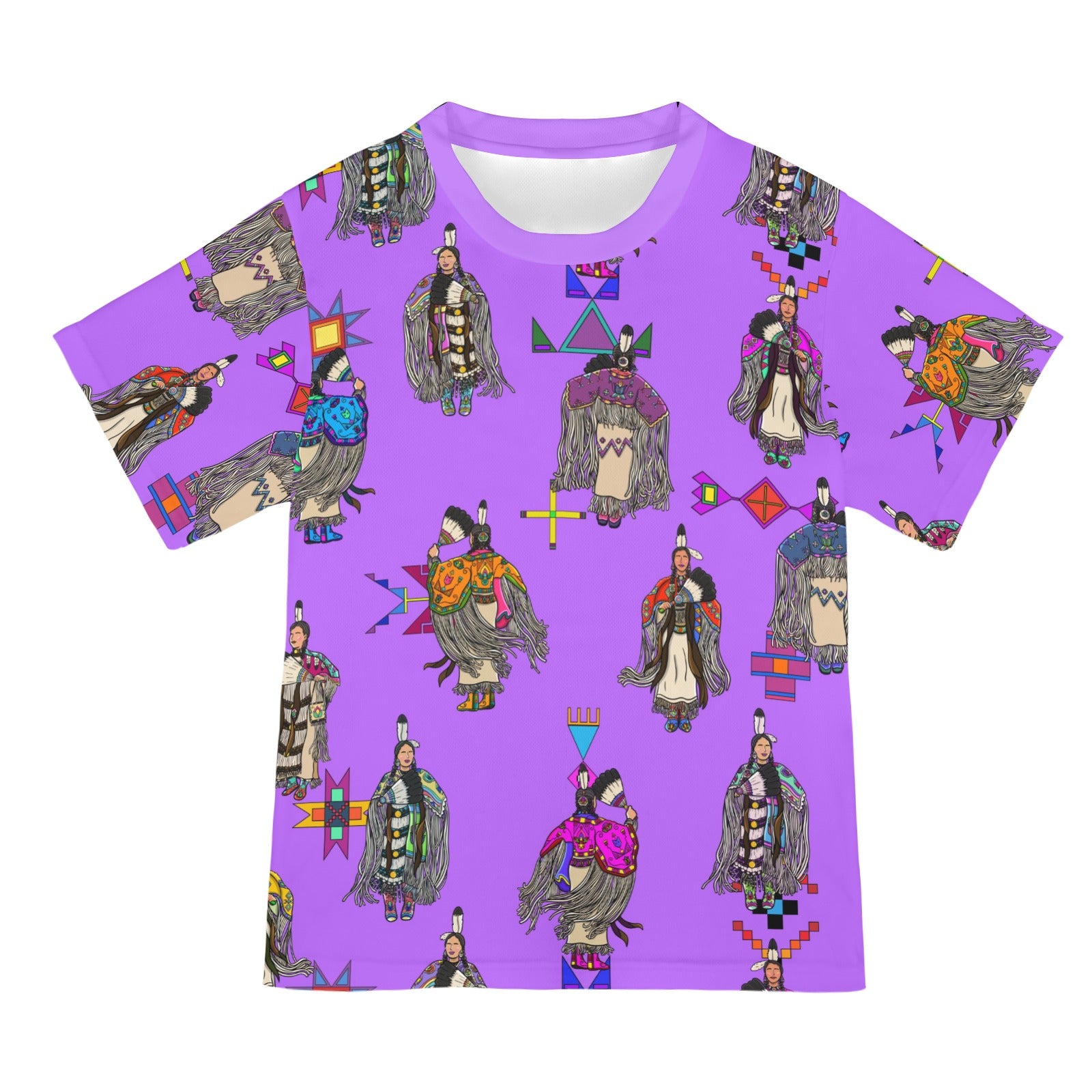 Women's Tradish Dancers Purple T-shirt for Women