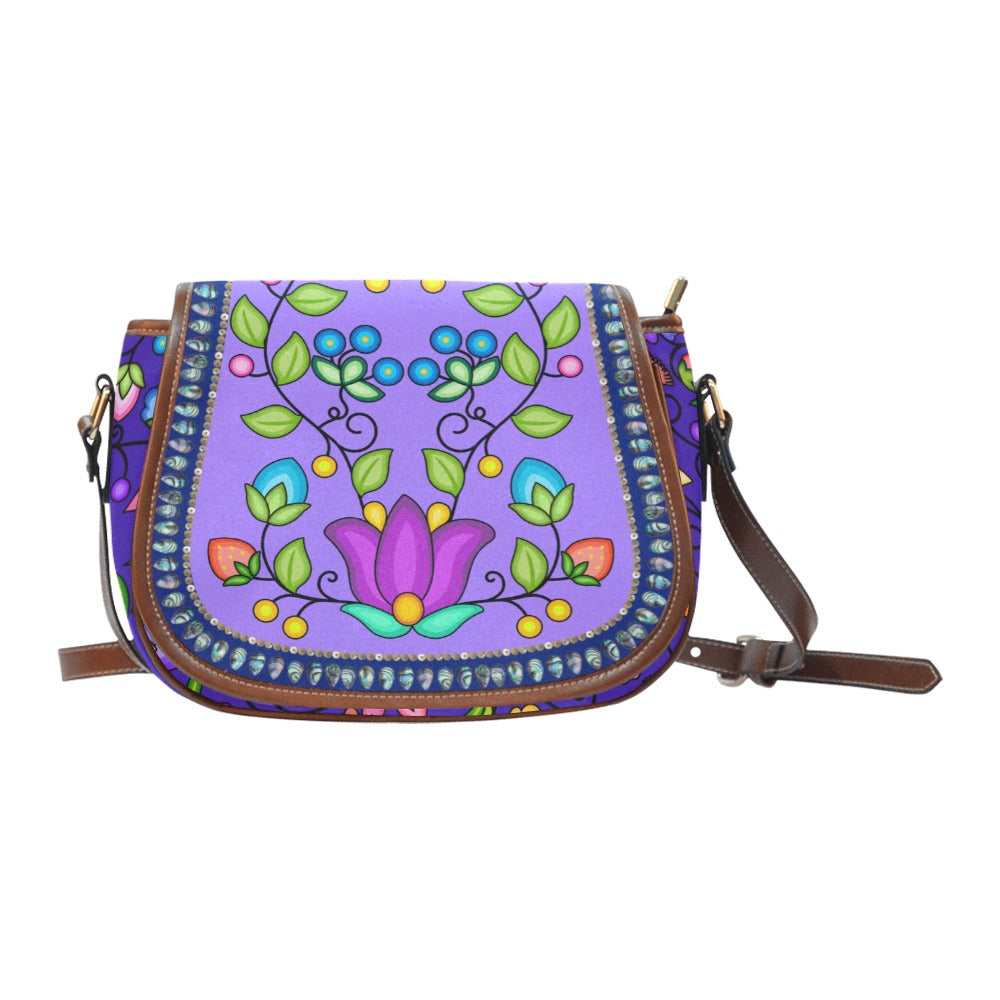 Grandmother Legacy Purple Saddle Bag/Large