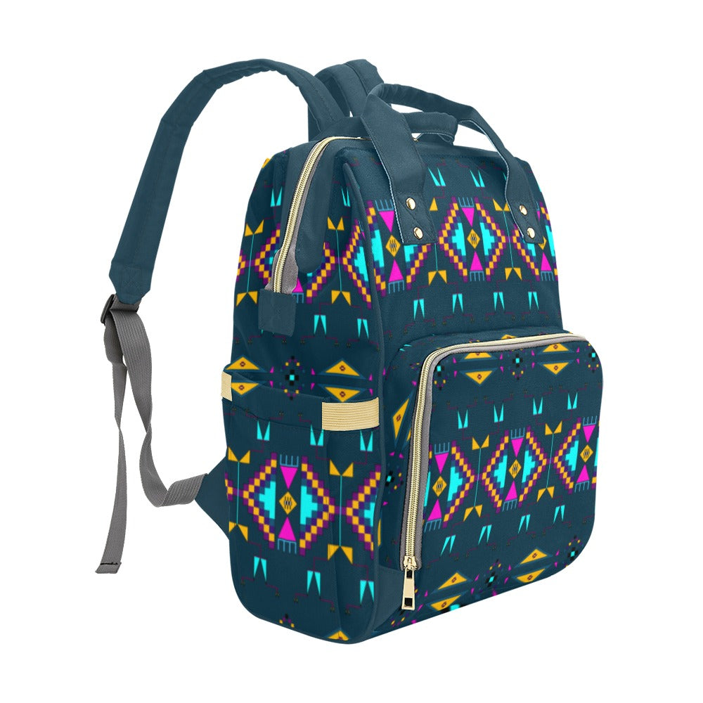 Rite of Passage Dark Teal Multi-Function Diaper Backpack/Diaper Bag