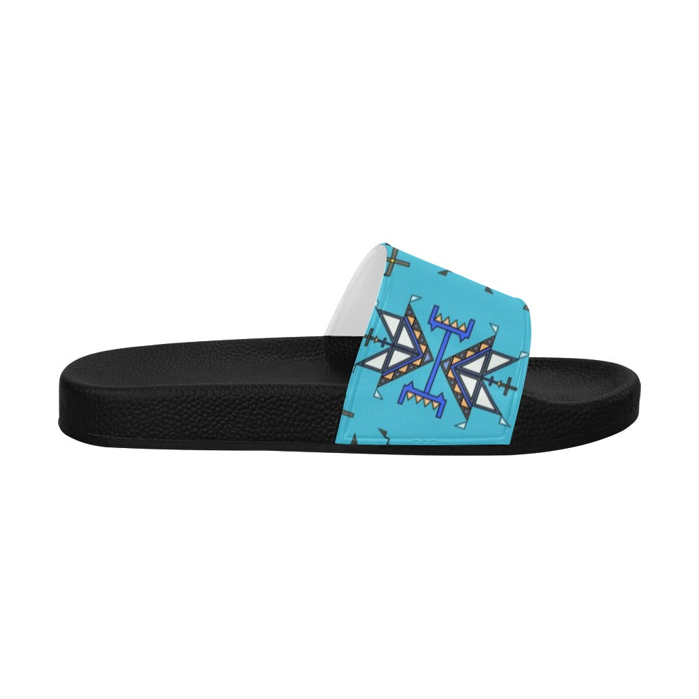 Eagle Strike Blue Men's Slide Sandals
