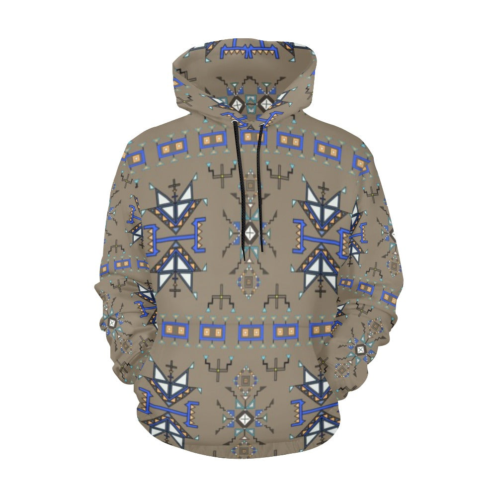 Eagle Strike Brown Hoodie for Women (USA Size)